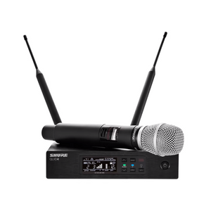 Shure QLXD24/SM86 Handheld Wireless Microphone System, QLXD4 Receiver & QLXD2/SM86 Handheld Transmitter with Free Gator GM-1W Wireless Bag, SHURE, WIRELESS MICROPHONE SYSTEM, shure-wireless-microphone-system-qlxd24-sm86, ZOSO MUSIC SDN BHD