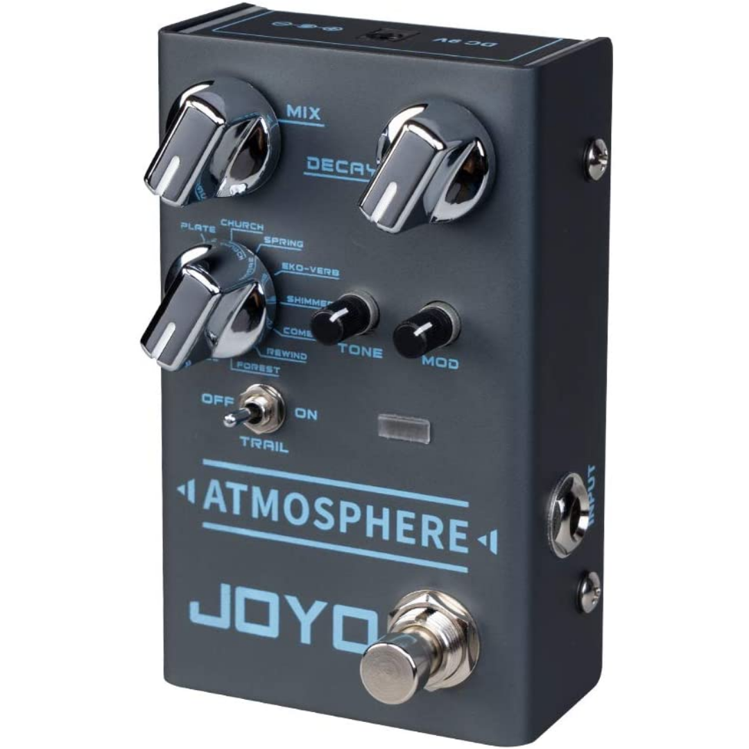 Joyo R-14 Atmospheres Reverb Pedal Multi Mode Rever Effect Pedal W/9 Effects (R-14)