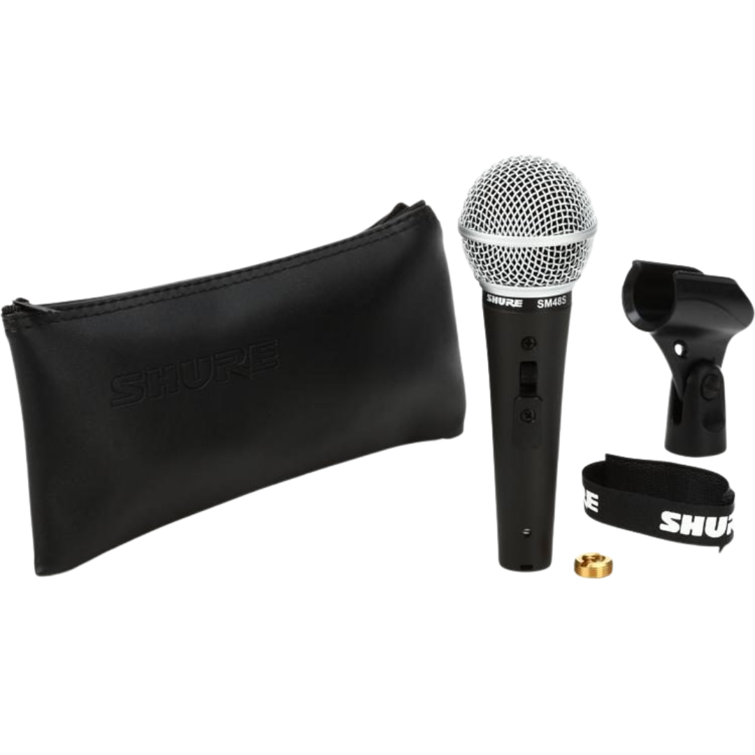 Shure SM48S-LC Handheld Dynamic Vocal Microphone with On/Off Switch (SM48S / SM-48S / SM48SLC), SHURE, MICROPHONE, shure-microphone-sm48s-lc, ZOSO MUSIC SDN BHD