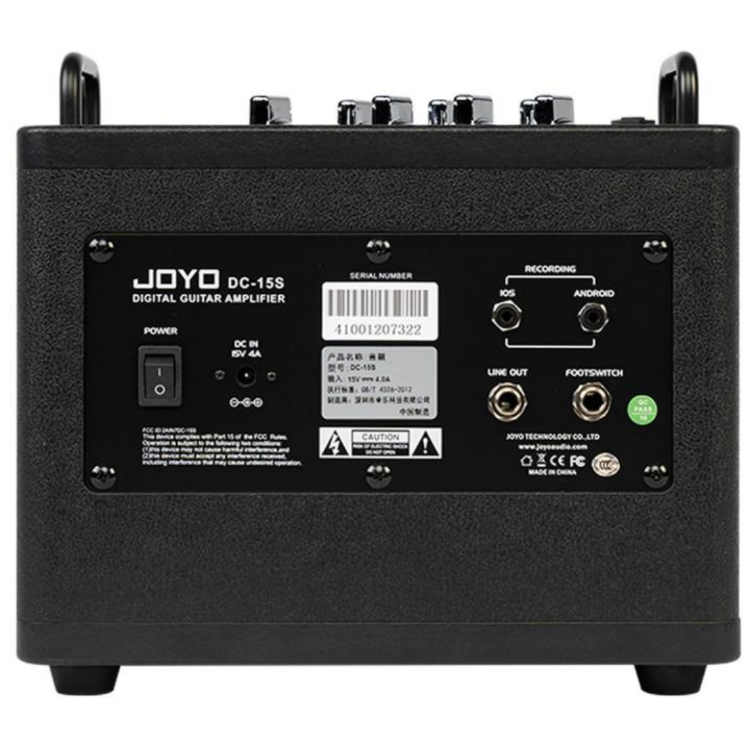 Joyo Dc-15S Guitar Amplifier W/Multi Fx Looper,Bluetooth,Footswitch & Drums (Dc15S)