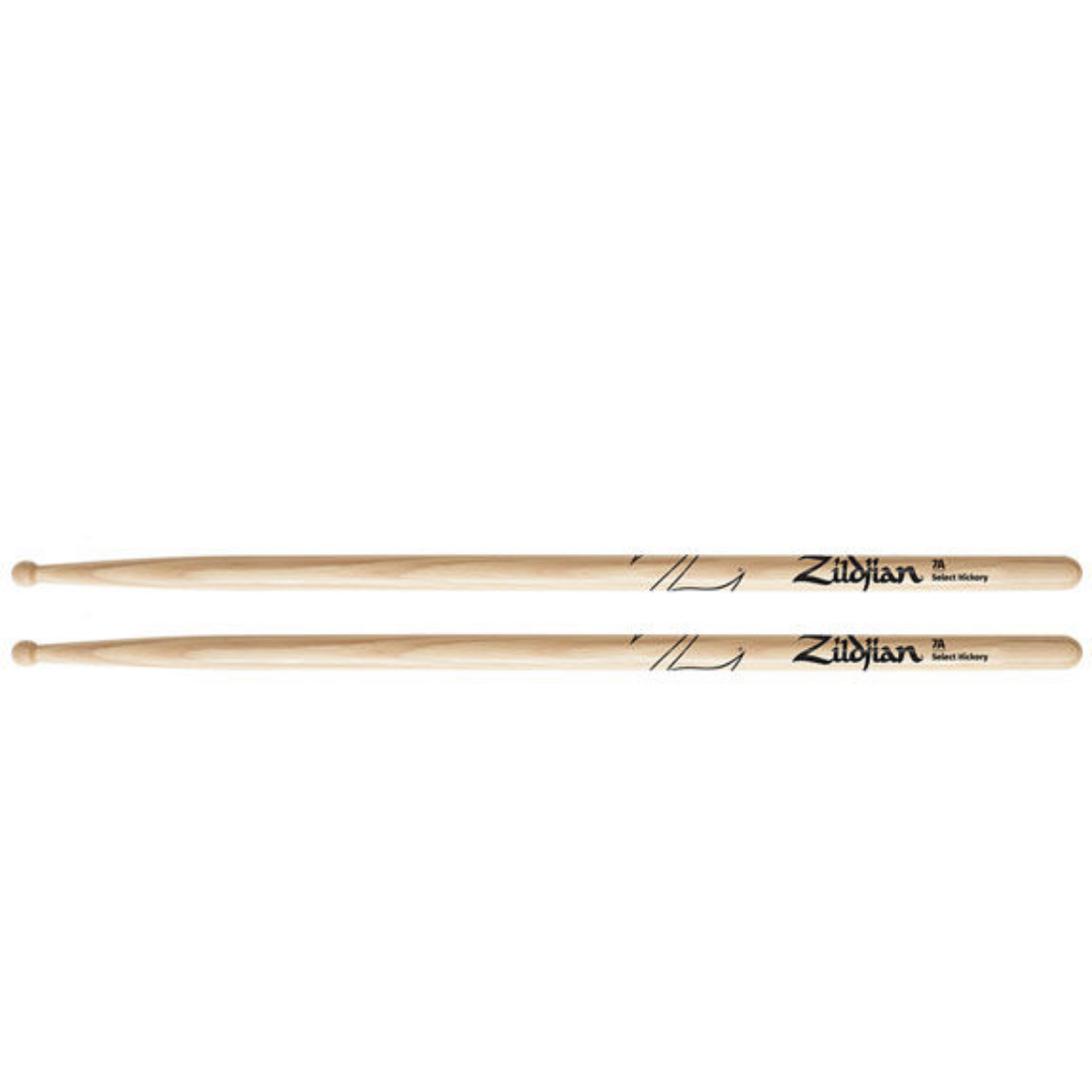 Zildjian Hickory Drumsticks Z7A Wood Tip, Natural |  ZILDJIAN |  DRUMSTICK |  Zoso Music