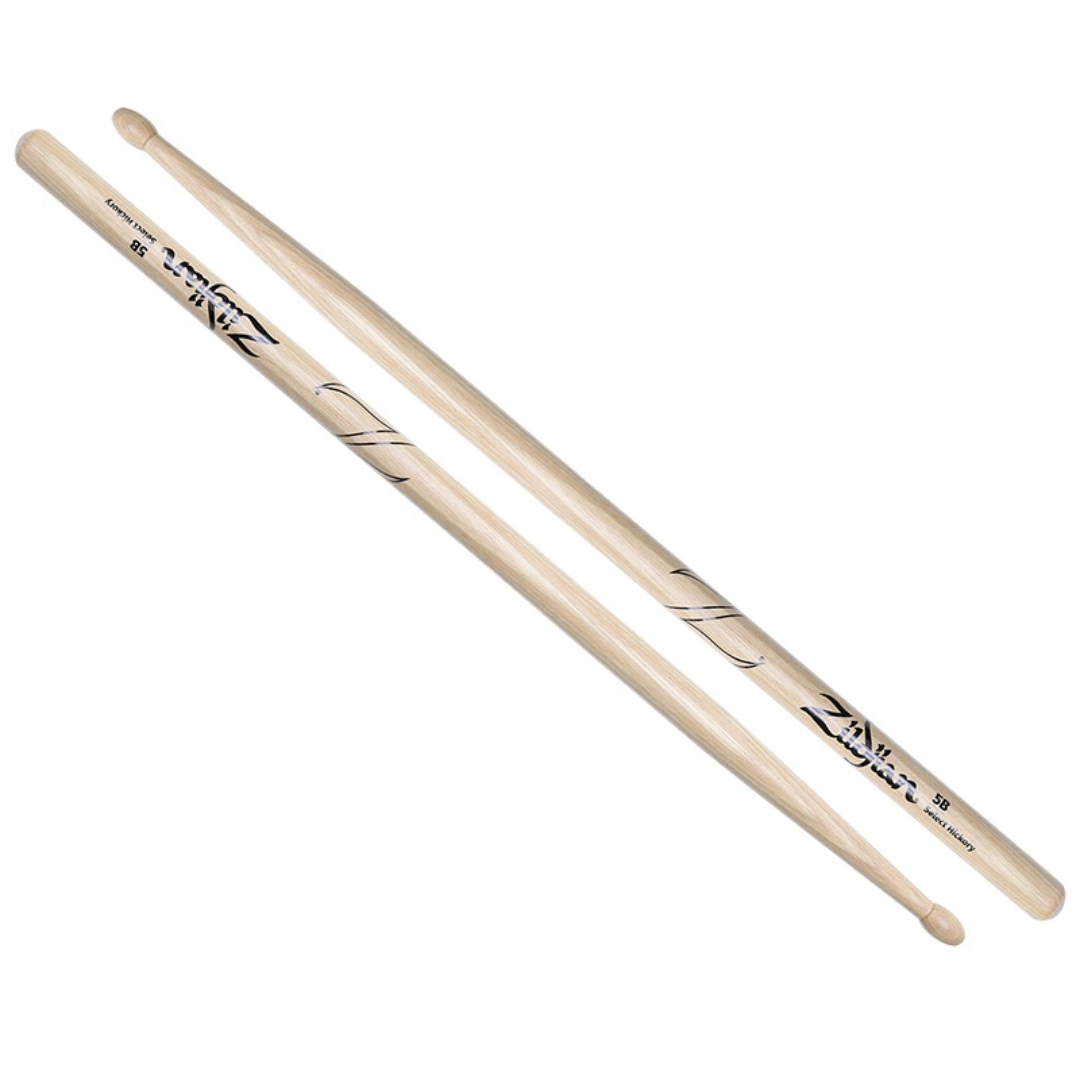Zildjian Hickory Drumsticks Z5B Wood Tip, Natural |  ZILDJIAN |  DRUMSTICK |  Zoso Music