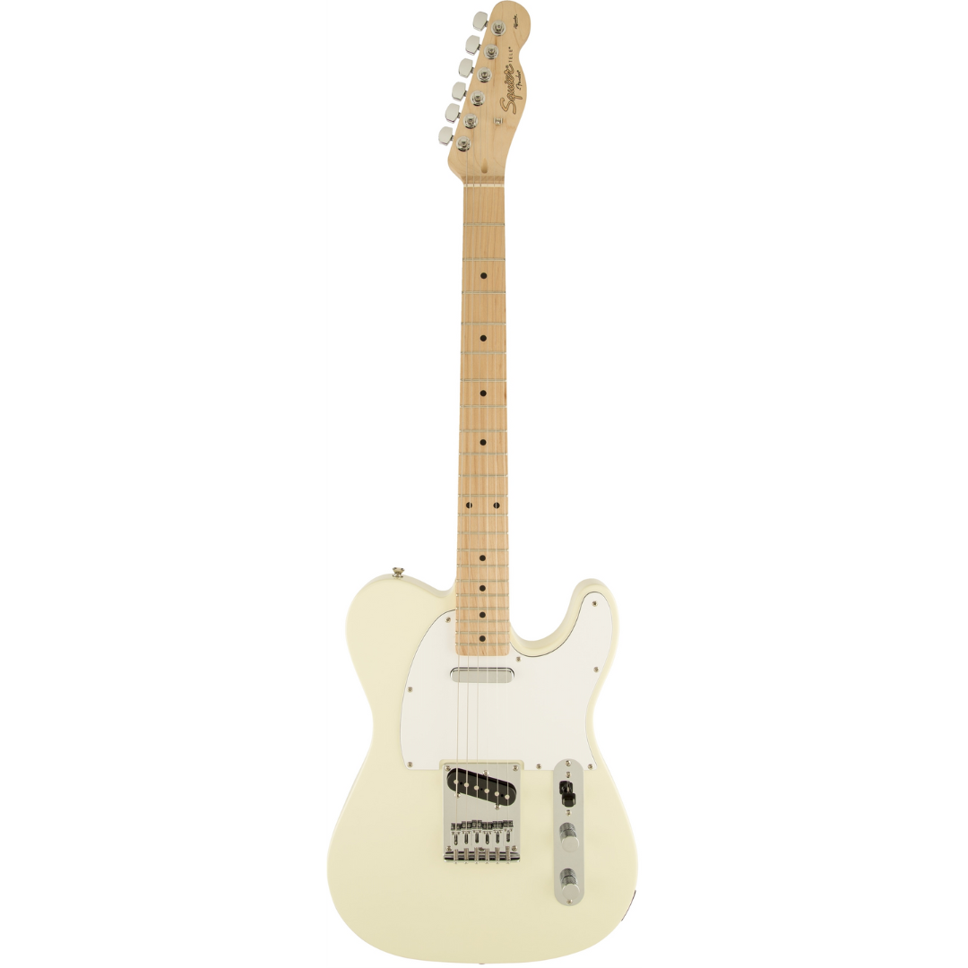 Squier Affinity Series Telecaster Electric Guitar, Laurel FB, Olympic White, SQUIER BY FENDER, ELECTRIC GUITAR, squier-electric-guitar-f03-037-8200-505, ZOSO MUSIC SDN BHD