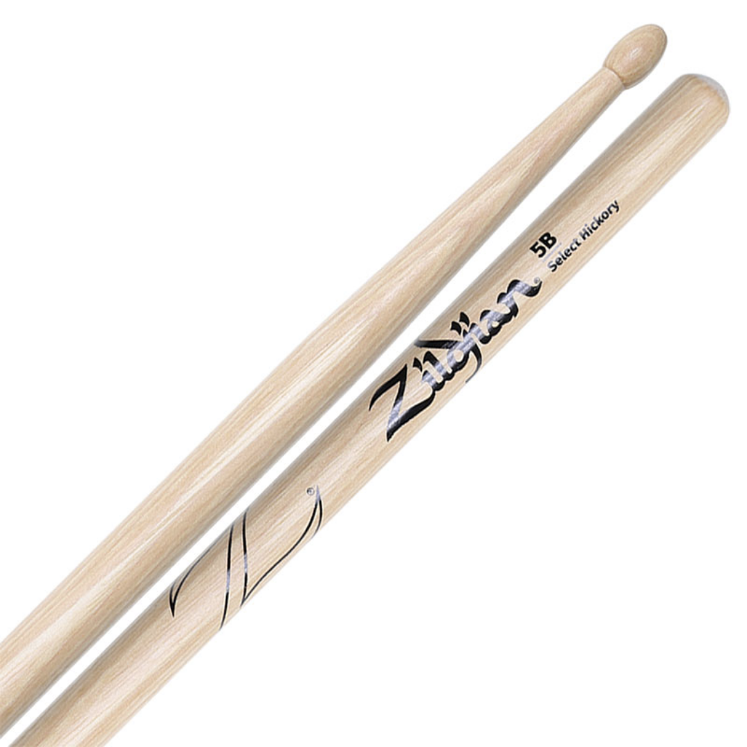 Zildjian Hickory Drumsticks Z5B Wood Tip, Natural |  ZILDJIAN |  DRUMSTICK |  Zoso Music