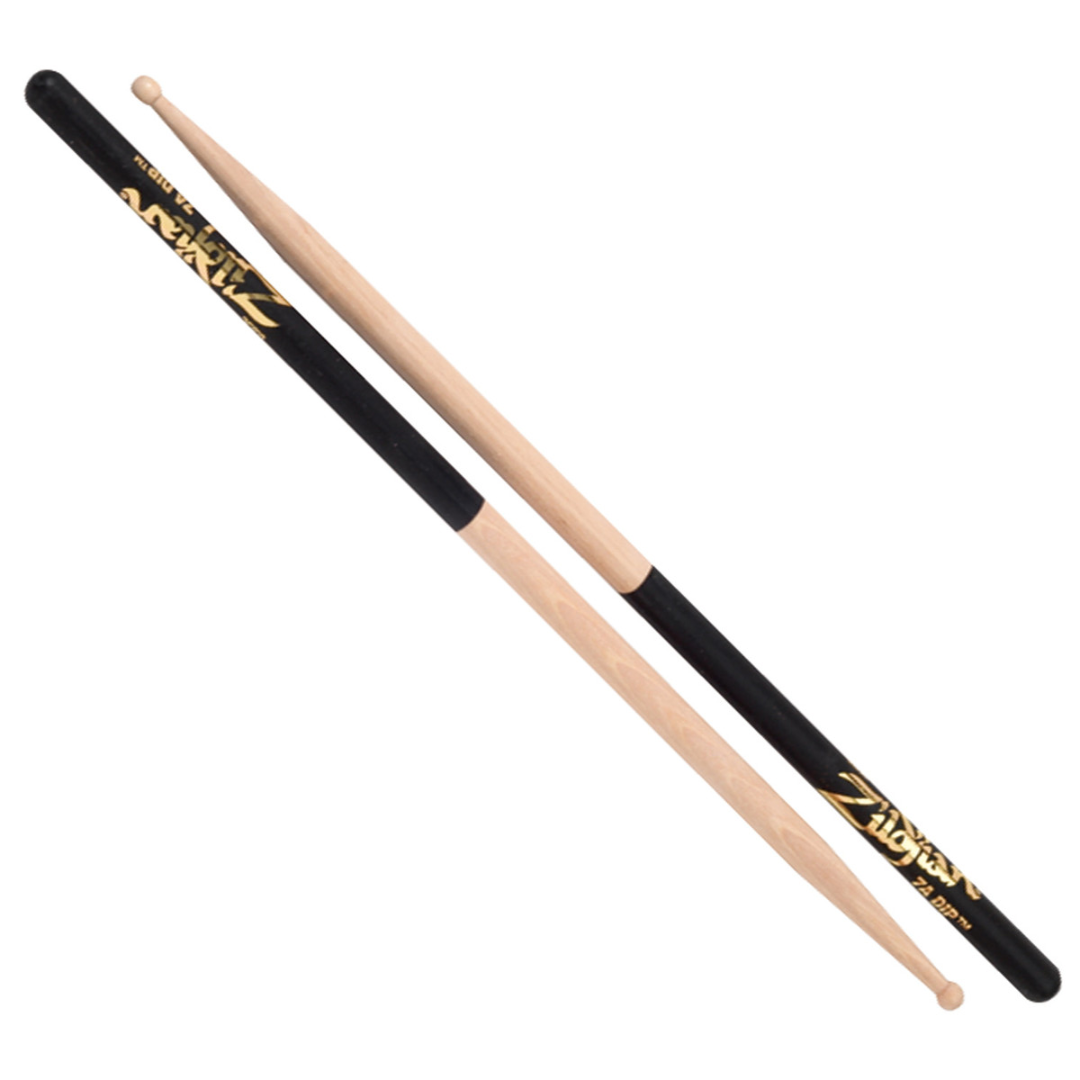 Zildjian Hickory Drumsticks 7A Nylon Tip, Black DIP |  ZILDJIAN |  DRUMSTICK |  Zoso Music