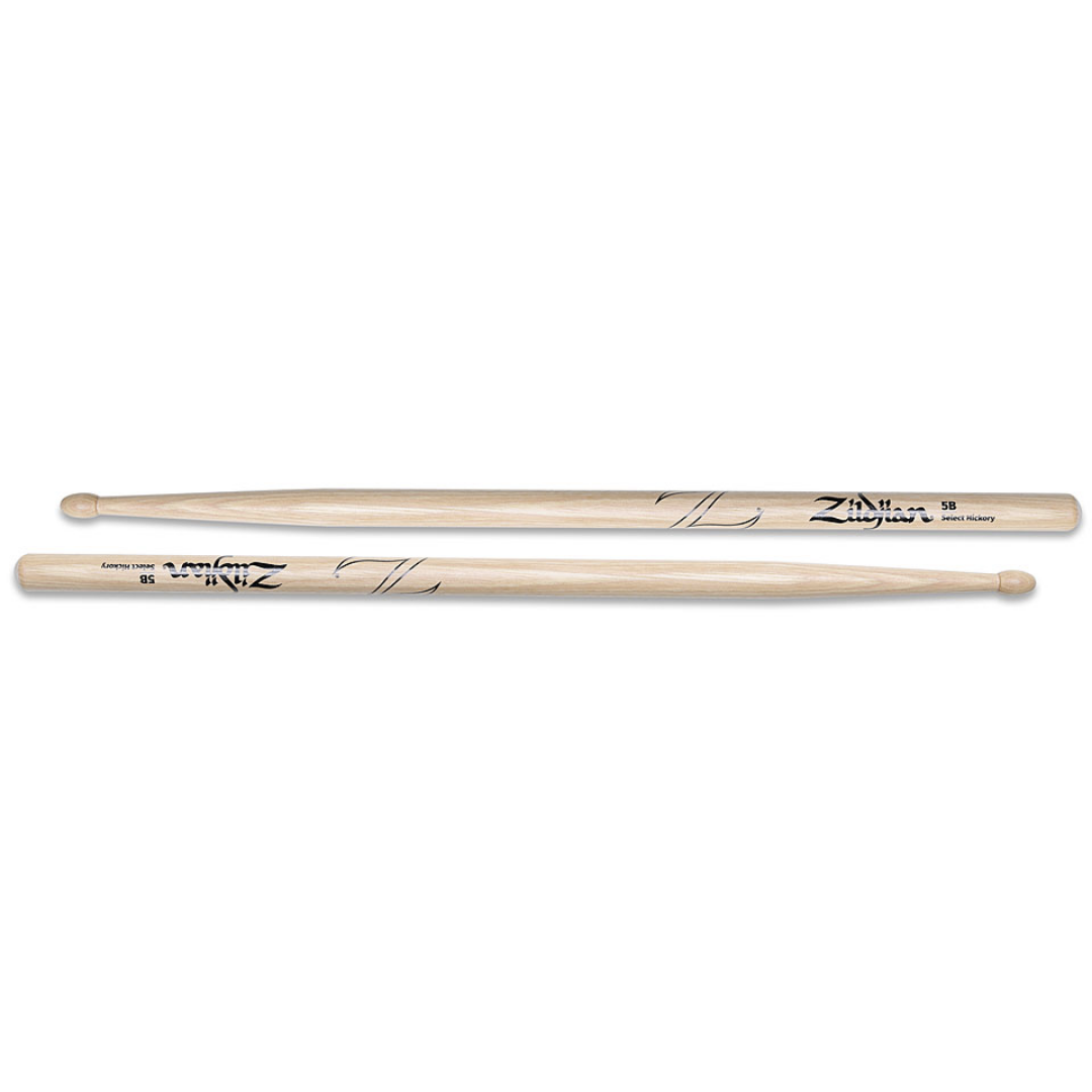 Zildjian Hickory Drumsticks Z5B Wood Tip, Natural |  ZILDJIAN |  DRUMSTICK |  Zoso Music