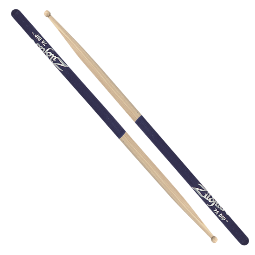 Zildjian Hickory Drumsticks 7A Wood Tip, Purple DIP |  ZILDJIAN |  DRUMSTICK |  Zoso Music