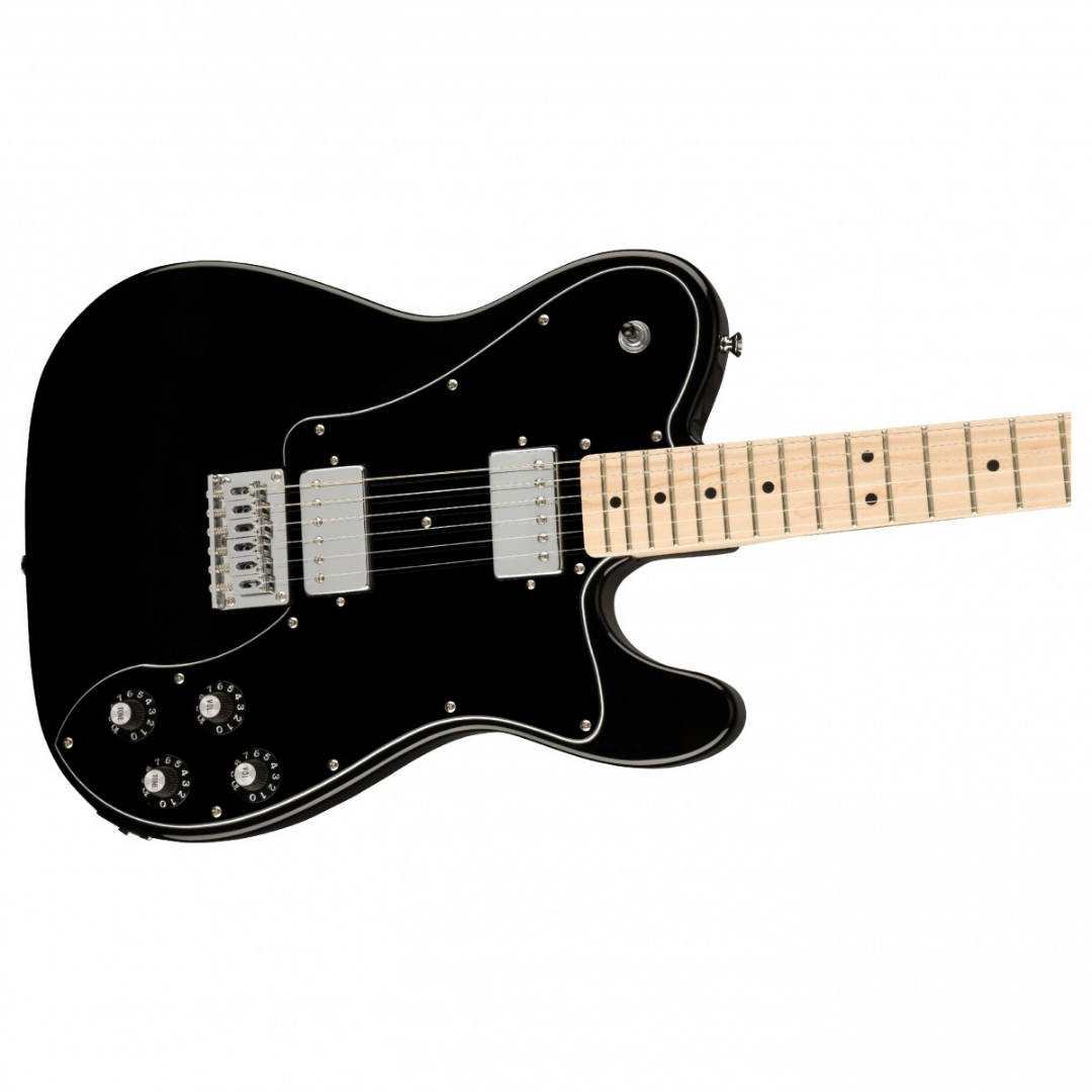 Squier Affinity Series Telecaster Deluxe Electric Guitar, Maple FB, Black, SQUIER BY FENDER, ELECTRIC GUITAR, squier-electric-guitar-f03-037-8253-506, ZOSO MUSIC SDN BHD
