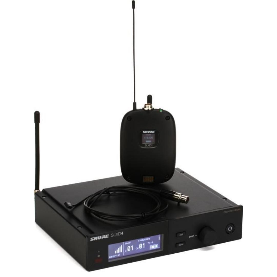 Shure SLXD14/93 Wireless System with SL, SHURE, WIRELESS MICROPHONE SYSTEM, shure-wireless-microphone-system-slxd14a-93, ZOSO MUSIC SDN BHD
