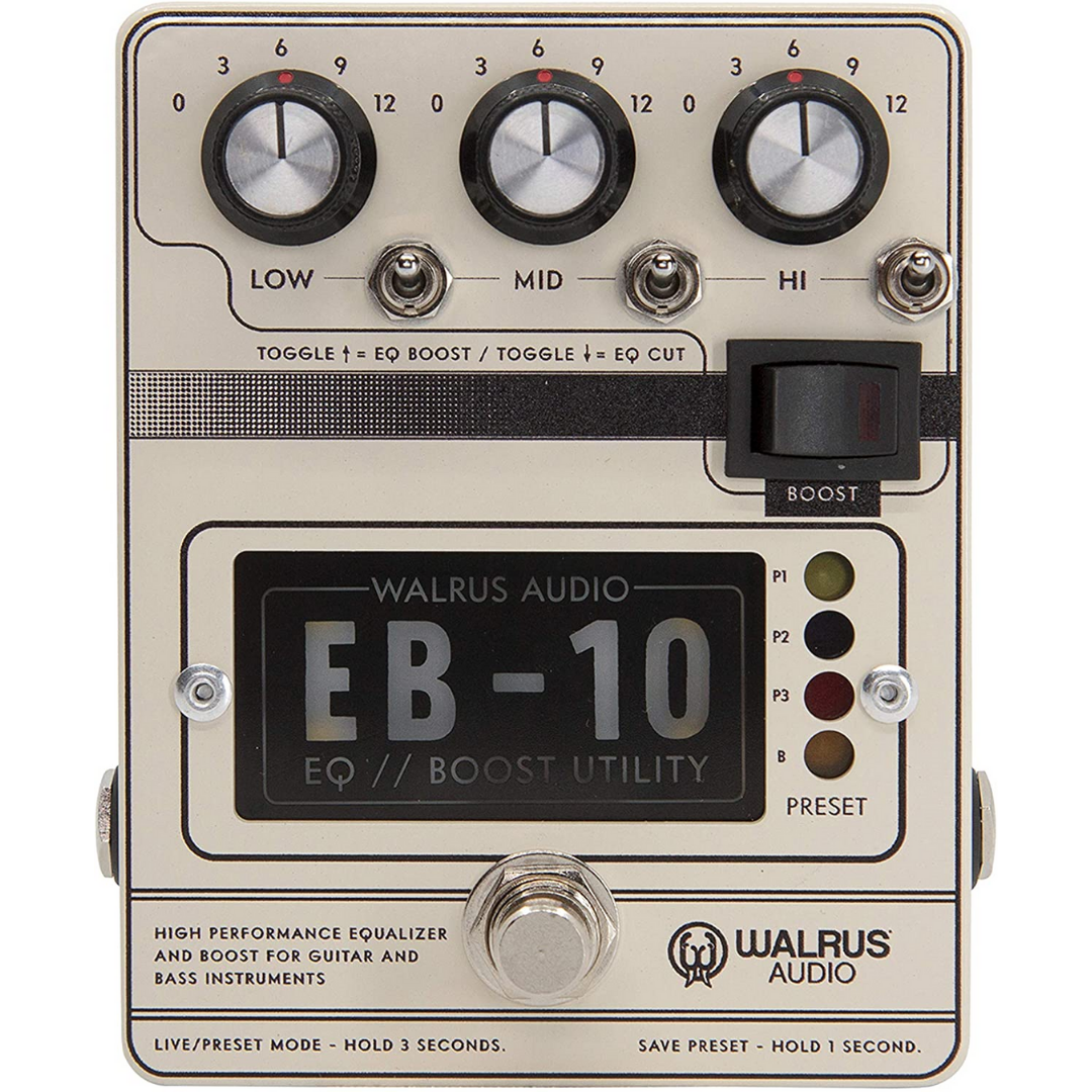 Walrus Audio EB-10 Preamp/EQ/Boost Guitar Effects Pedal, Cream, WALRUS AUDIO, EFFECTS, walrus-audio-effects-900-1049c, ZOSO MUSIC SDN BHD