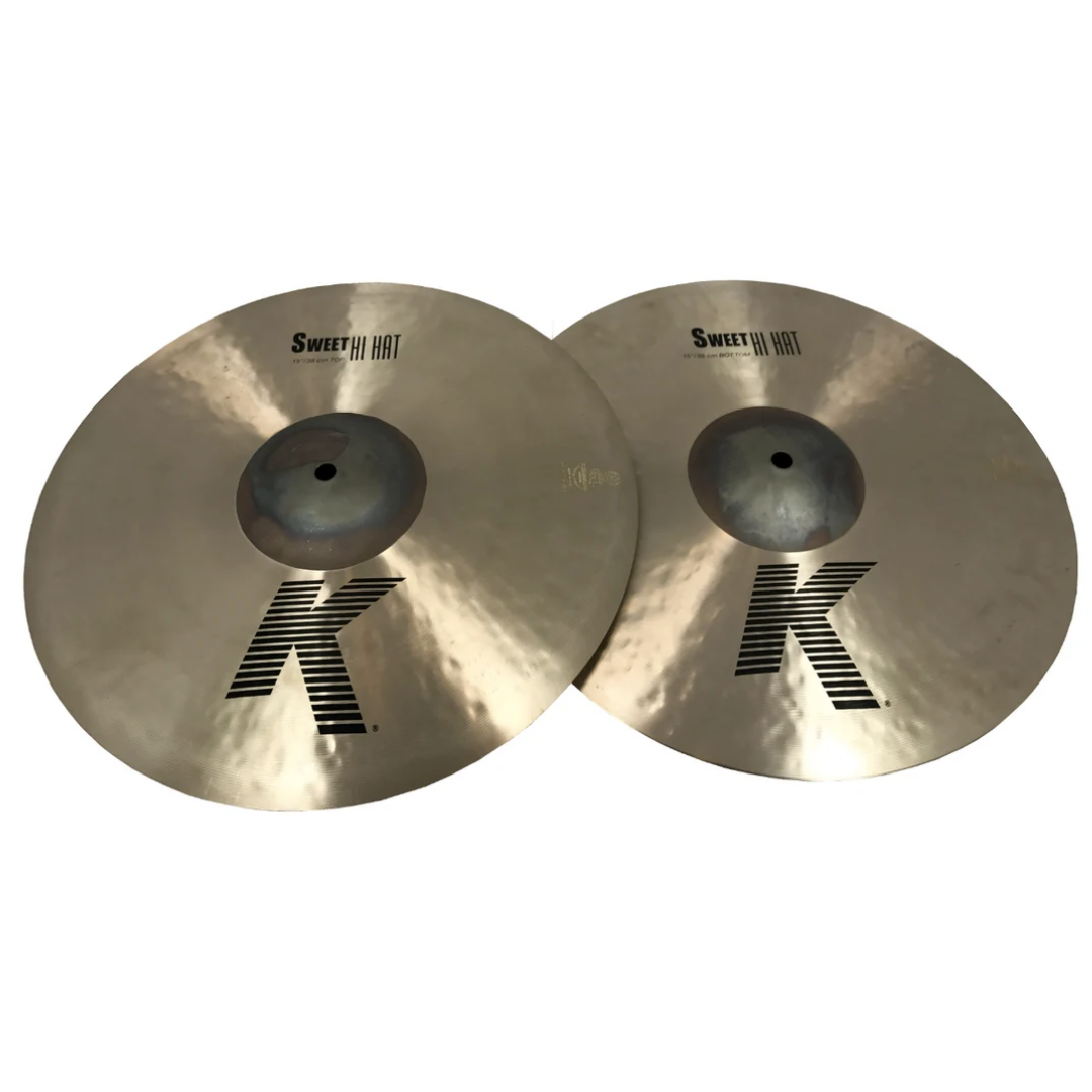 Zildjian K0723 15” K Sweet Hihat Pair |  ZILDJIAN |  CYMBAL-HIHAT |  Zoso Music