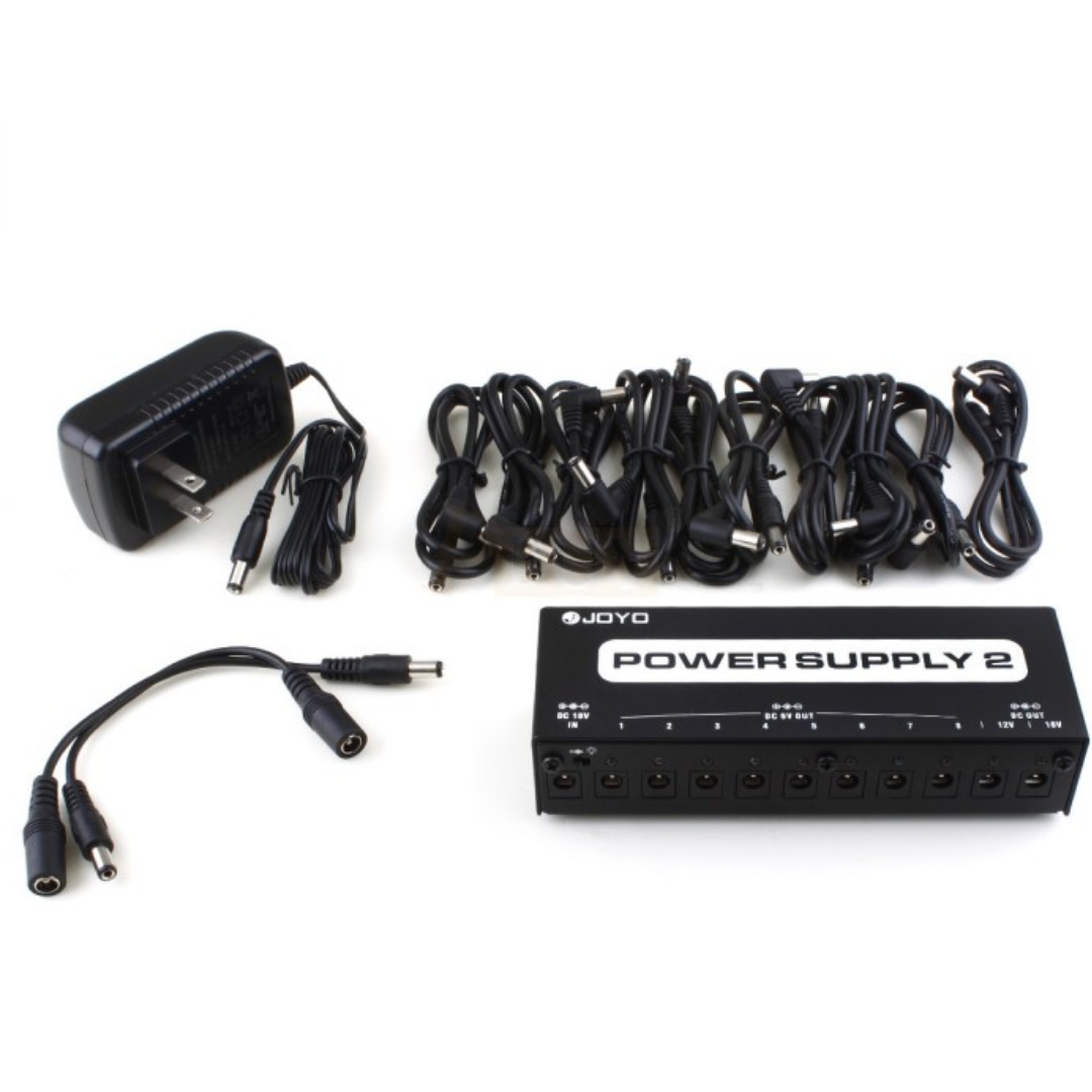 Joyo Power Supply 2 Powers For 9V,12V Or 18V Pedals Inc. Cable Jp-02 |  JOYO |  EFFECTS |  Zoso Music