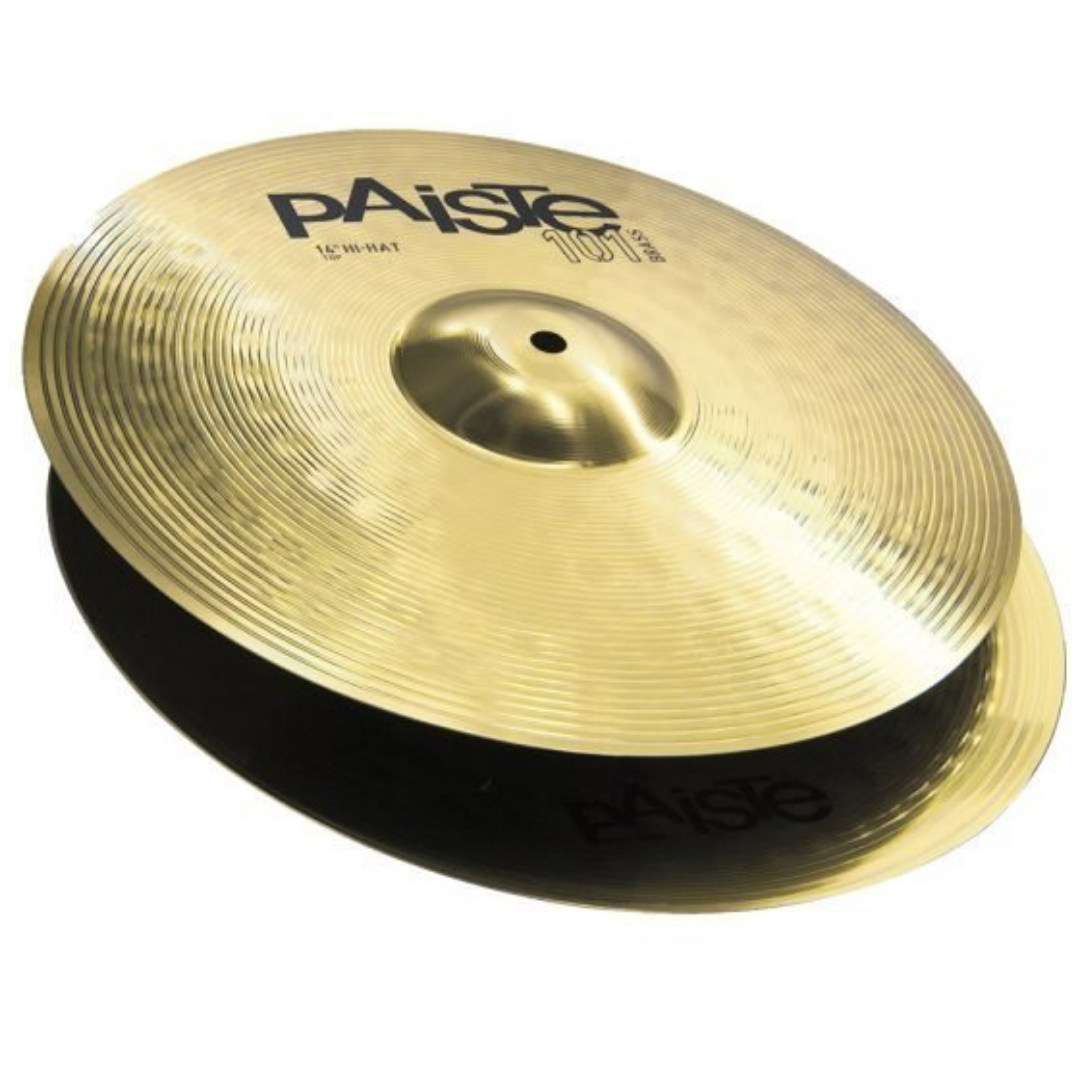 Paiste 14" 101 Brass Hi-Hat Cymbals - 14 inch - Pair, PAISTE, CYMBAL, paiste-cymbal-101hihat14, ZOSO MUSIC SDN BHD