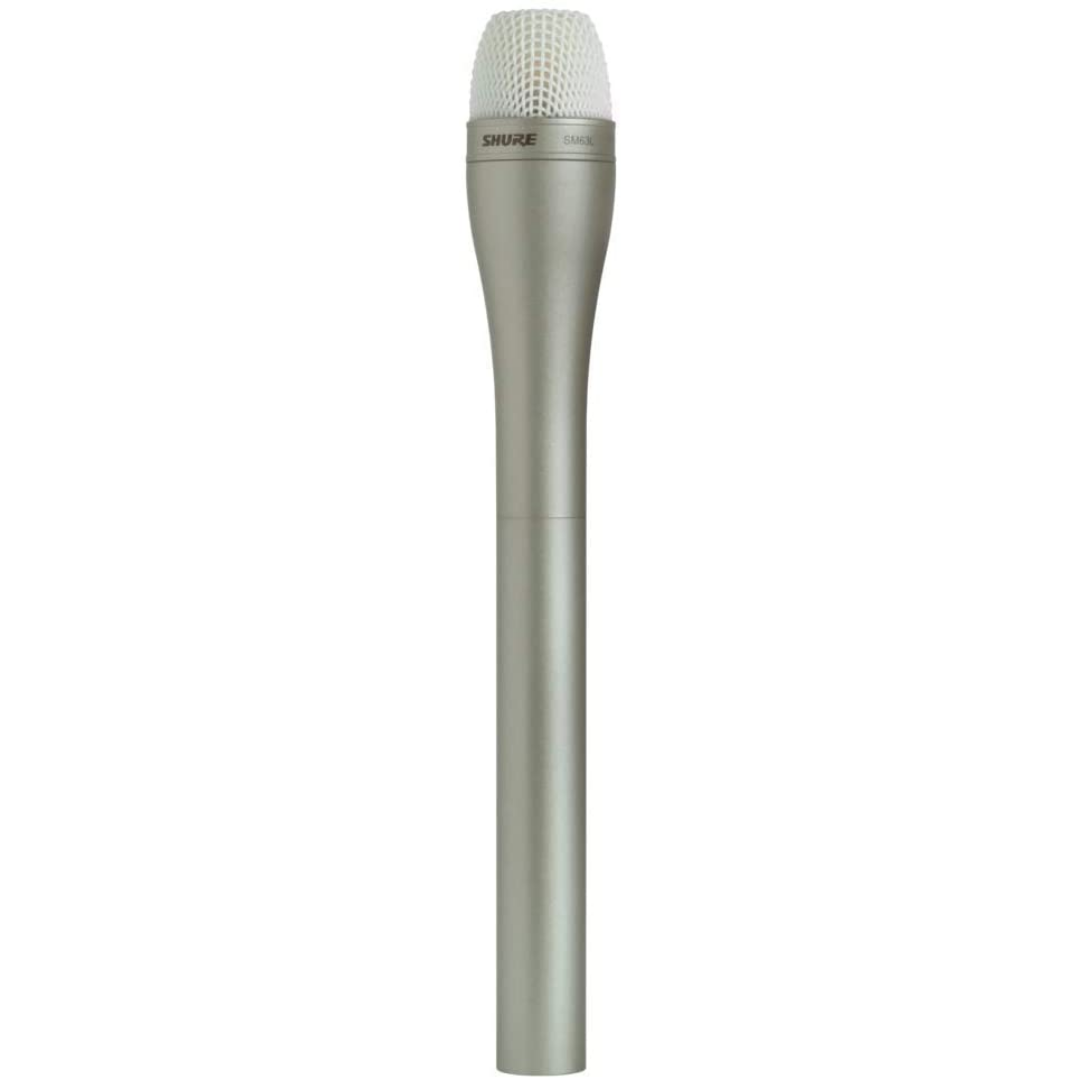 Shure SM63L Dynamic Microphone with Extended Handle - Champagne (SM-63L / SM-63 / SM63), SHURE, MICROPHONE, shure-microphone-sm63l, ZOSO MUSIC SDN BHD