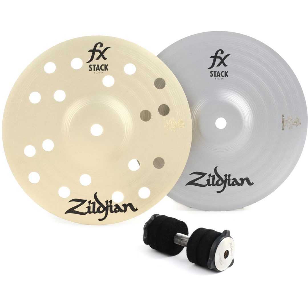 Zildjian FXS12 12" Fx Stack Pair With/Mount |  ZILDJIAN |  CYMBAL-EFX |  Zoso Music
