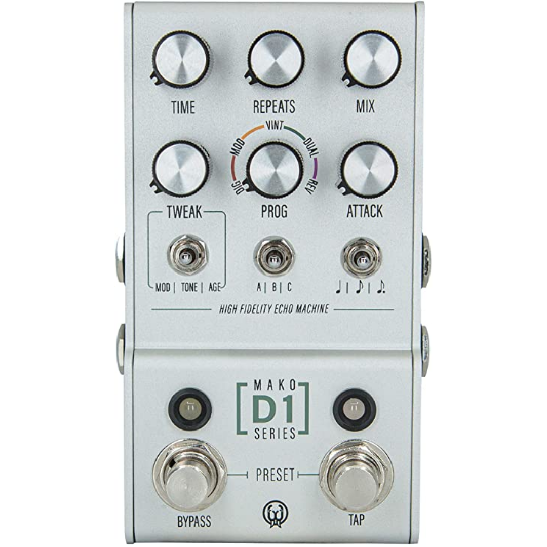 Walrus Audio MAKO Series D1 High-Fidelity Delay Pedal, WALRUS AUDIO, EFFECTS, walrus-audio-effects-900-1051, ZOSO MUSIC SDN BHD