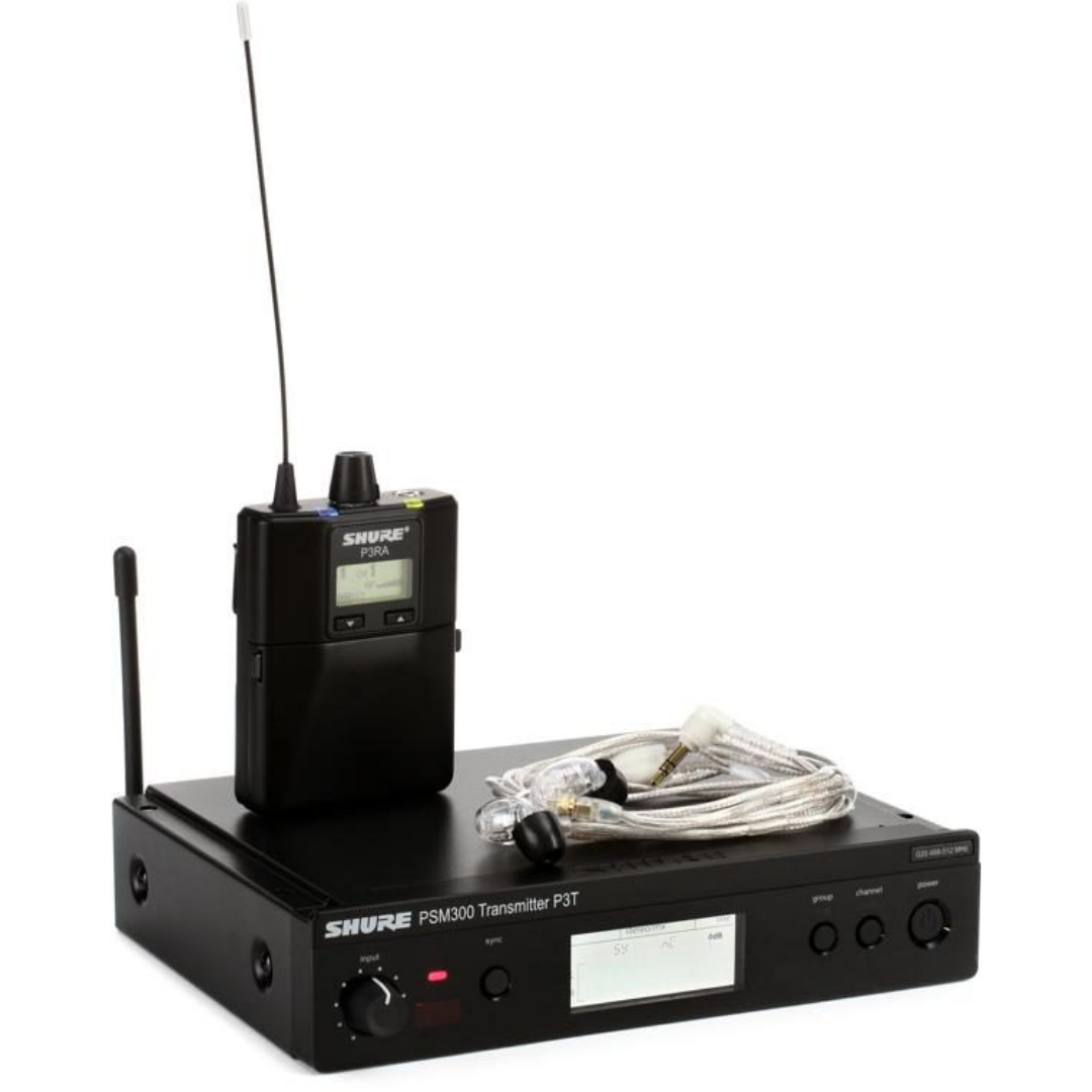 Shure P3TRA215CL Wireless In-ear Monitor System with Gator G-IN EAR SYSTEM ''In Ear'' Monitoring System Bag, SHURE, IN-EAR MONITOR, shure-in-ear-monitor-p3tra215cl, ZOSO MUSIC SDN BHD