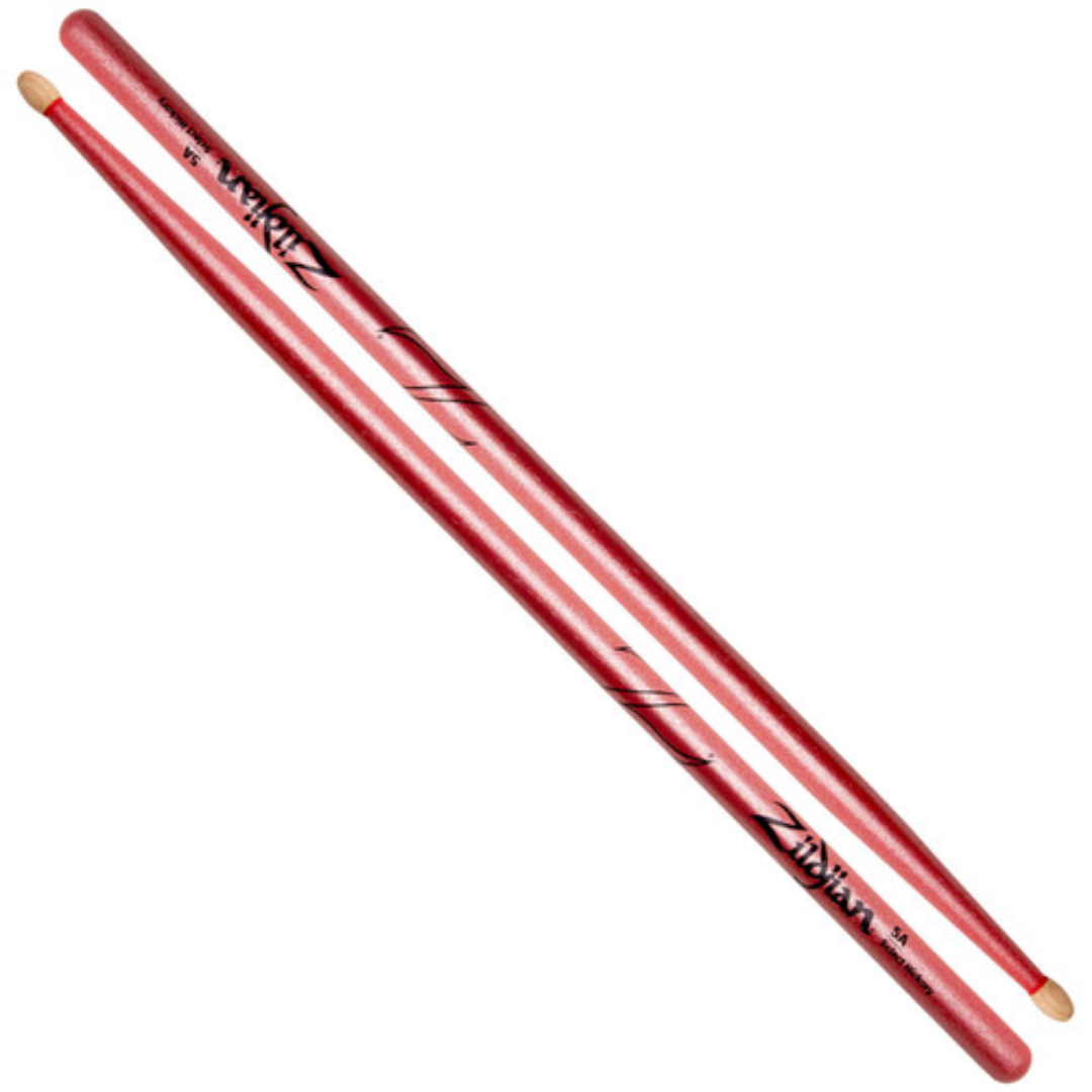 Zildjian 5A Chroma Drumsticks, Pink |  ZILDJIAN |  DRUMSTICK |  Zoso Music