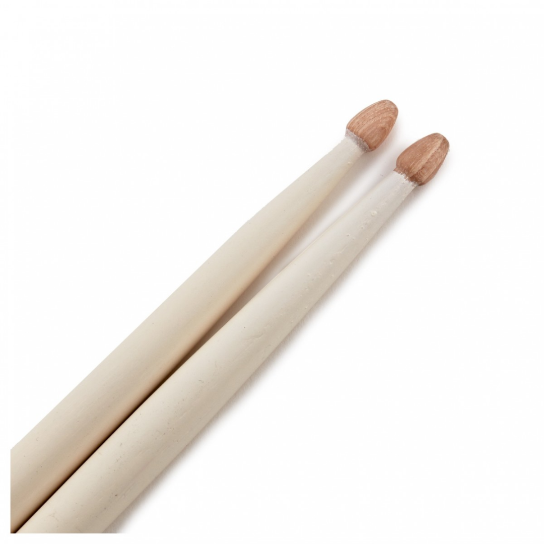 Zildjian Hickory Drumsticks 5A Acorn Wood Tip, White with Red DIP |  ZILDJIAN |  DRUMSTICK |  Zoso Music