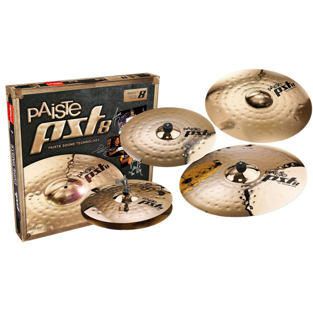 Paiste PST 8 Reflector Universal Cymbals Set - 14
