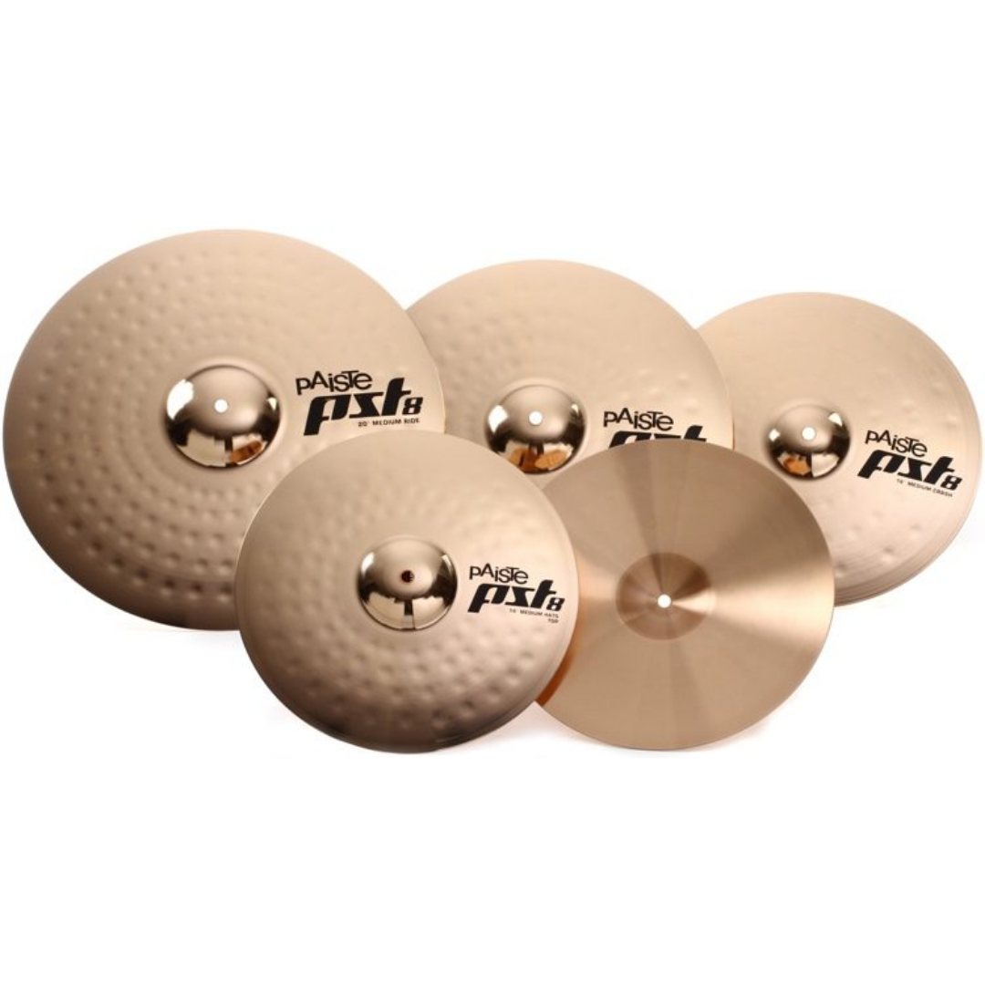 Paiste PST 8 Reflector Universal Cymbals Set - 14