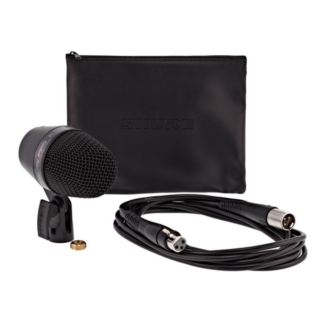 Shure PGA52-XLR Cardioid Dynamic Kick Drum Microphone, XLR-XLR Cable (PGA52 XLR/ PGA52XLR / PGA-52), SHURE, INSTRUMENT MICROPHONE, shure-instrument-microphone-pga52-xlr, ZOSO MUSIC SDN BHD