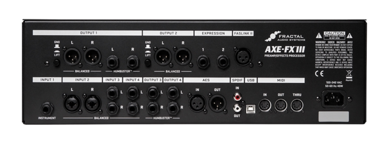 Fractal Audio Axe-FX III Preamp Effects Processor (Axe FXIII), FRACTAL AUDIO, MULTI-EFFECTS, fractal-audio-multi-effects-axefxiii, ZOSO MUSIC SDN BHD