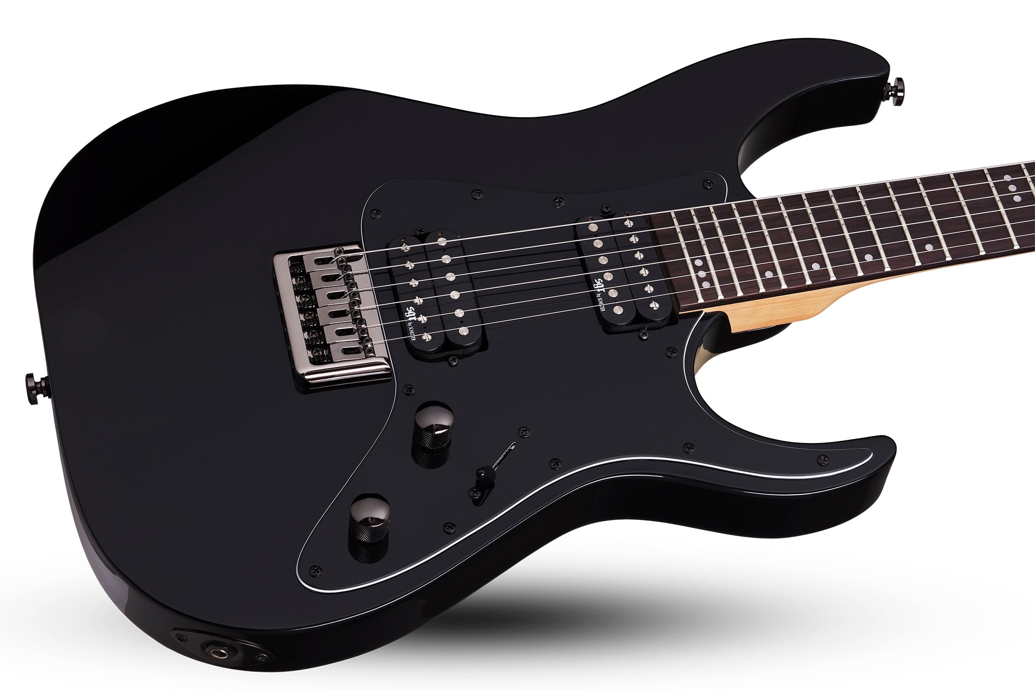 SCHECTER ELECTRIC GUITAR BANSHEE-6 SGR SATIN BLACK (3852), SCHECTER, ELECTRIC GUITAR, schecter-electric-guitar-banshee-6-sgr-sbk, ZOSO MUSIC SDN BHD