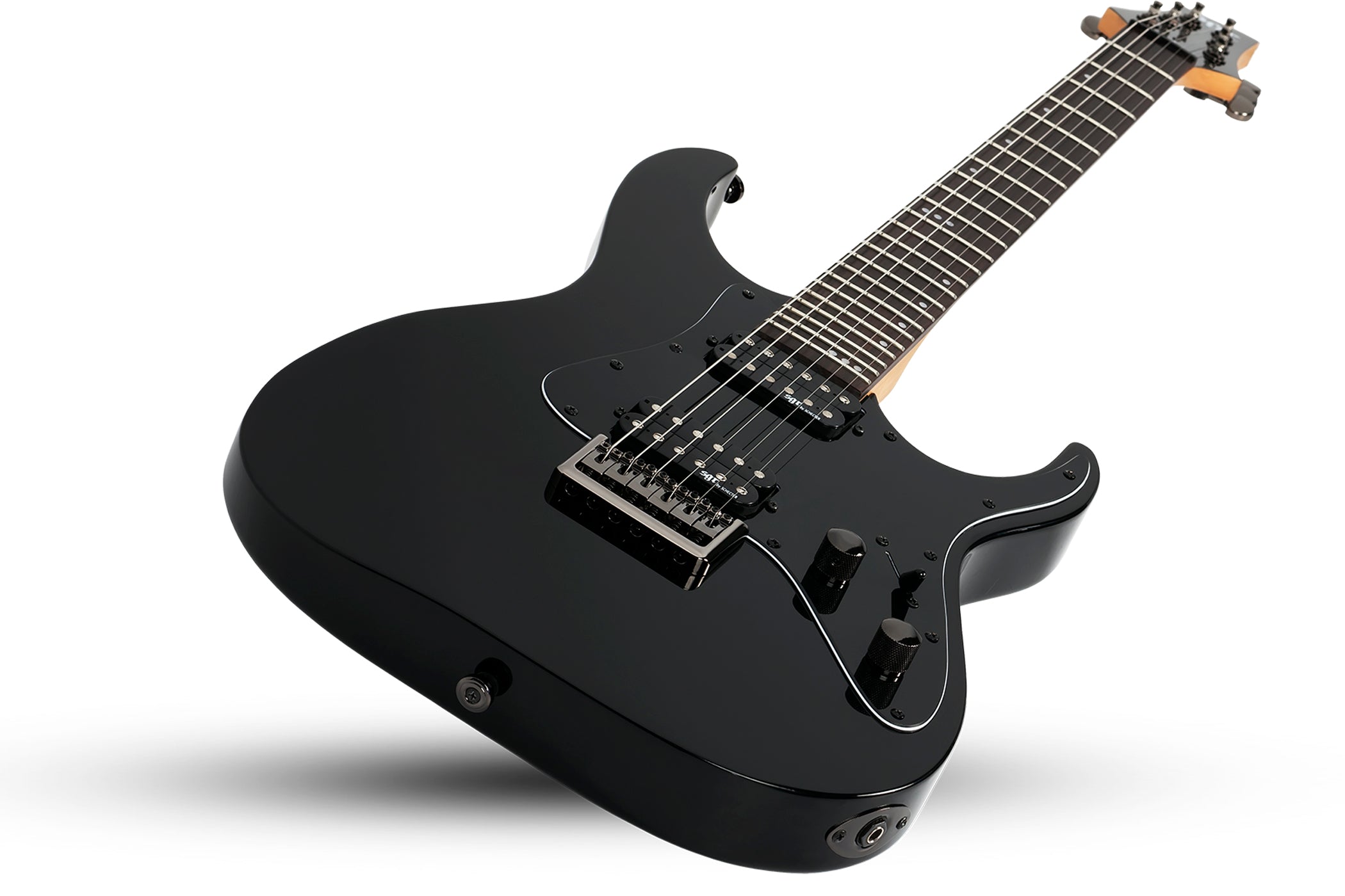 SCHECTER ELECTRIC GUITAR BANSHEE-6 SGR SATIN BLACK (3852), SCHECTER, ELECTRIC GUITAR, schecter-electric-guitar-banshee-6-sgr-sbk, ZOSO MUSIC SDN BHD