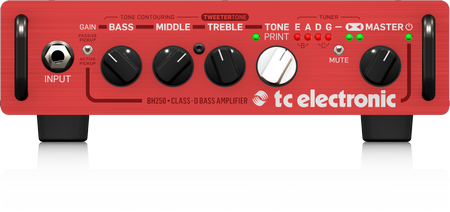 TC Electronic BH250 250 Watt Micro Bass Head with TonePrint Effects and Integrated Tuner, TC ELECTRONIC, BASS AMPLIFIER, tc-electronic-bass-amplifier-tc-bh250, ZOSO MUSIC SDN BHD