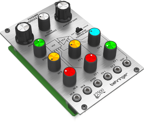 Behringer 1006 Filtamp 24 dB Low-Pass VCF and VCA Eurorack Module | BEHRINGER , Zoso Music