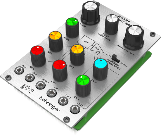 Behringer 1006 Filtamp 24 dB Low-Pass VCF and VCA Eurorack Module | BEHRINGER , Zoso Music