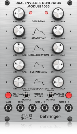 Behringer 1033 Dual Envelope Generator Eurorack Module | BEHRINGER , Zoso Music