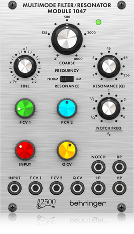 Behringer 1047 Multimode Filter/Resonator Eurorack Module | BEHRINGER , Zoso Music