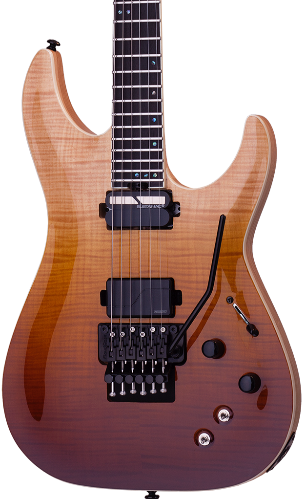 SCHECTER C-1 S SLS ELITE FLOYD ROSE (1358) ANTIQUE FADE BURST MADE IN KOREA, SCHECTER, ELECTRIC GUITAR, schecter-electric-guitar-c-1-elite-fr-afb, ZOSO MUSIC SDN BHD