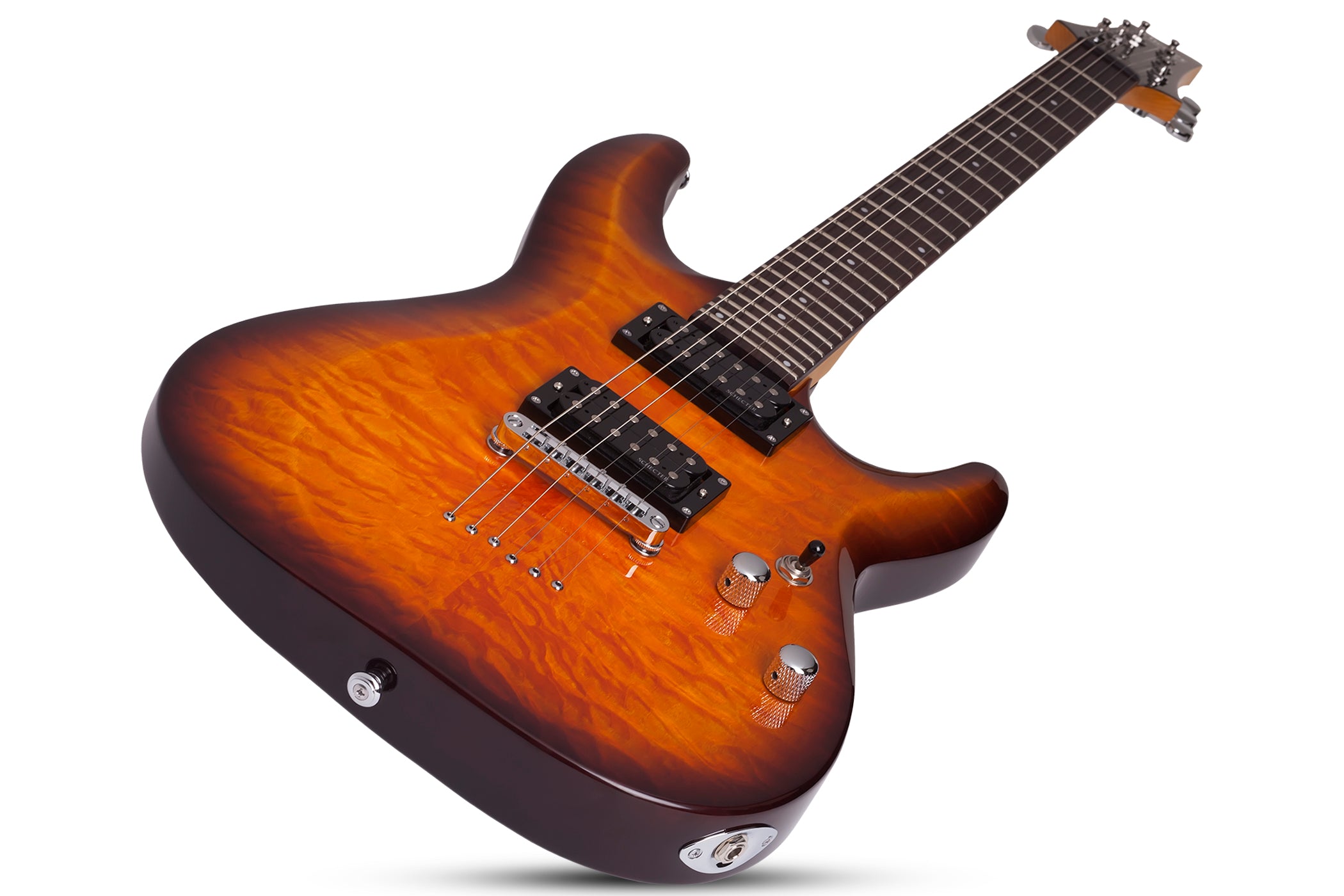 SCHECTER C-6 PLUS ELECTRIC GUITAR - VINTAGE SUNBURST (444) MADE IN INDONESIA, SCHECTER, ELECTRIC GUITAR, schecter-electric-guitar-c-6-plus-vs, ZOSO MUSIC SDN BHD