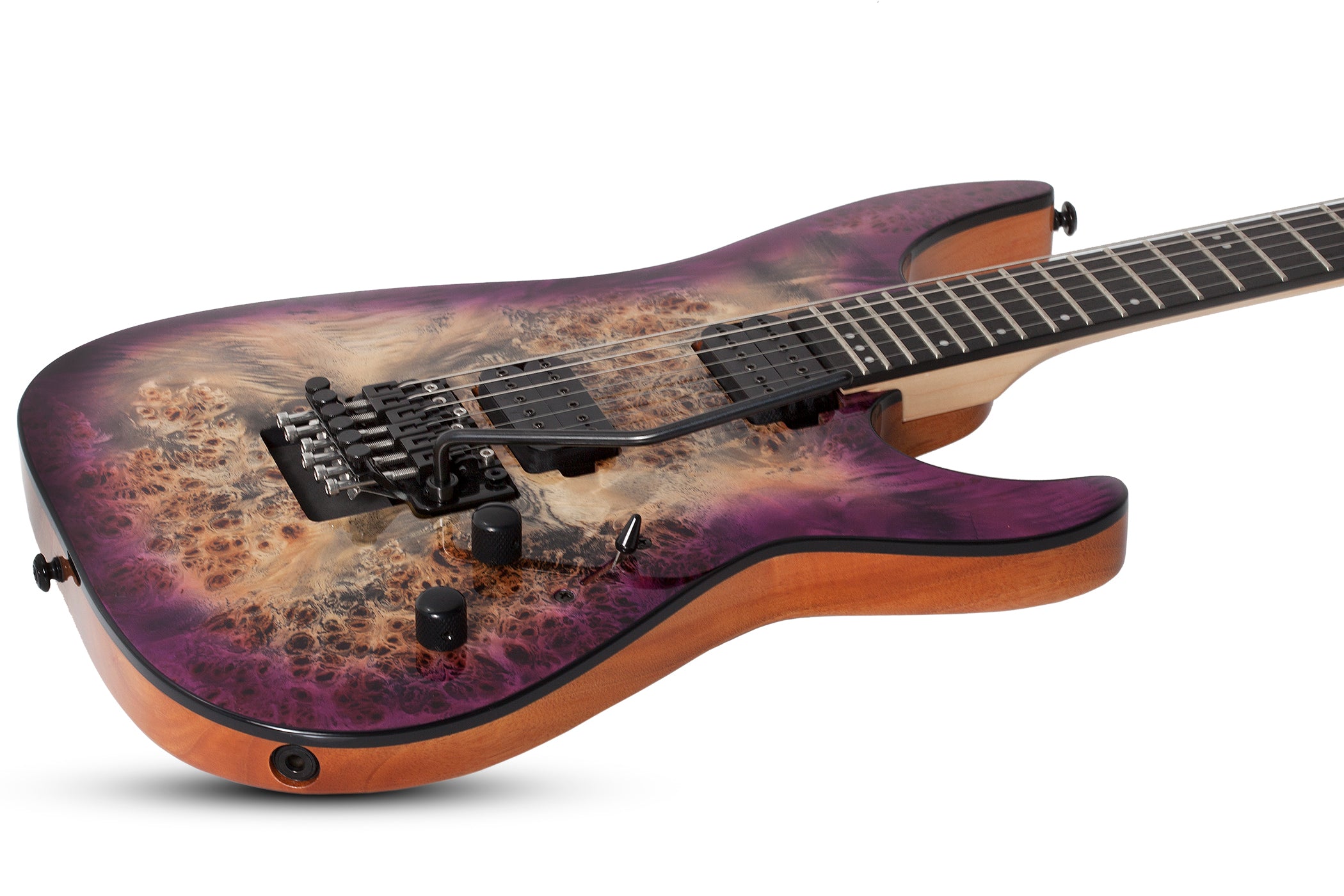 SCHECTER C-6 PRO FLOYD ROSE ELECTRIC GUITAR- AURORA BURST (3633) MADE IN INDONESIA, SCHECTER, ELECTRIC GUITAR, schecter-electric-guitar-c-6-pro-fr-ab, ZOSO MUSIC SDN BHD