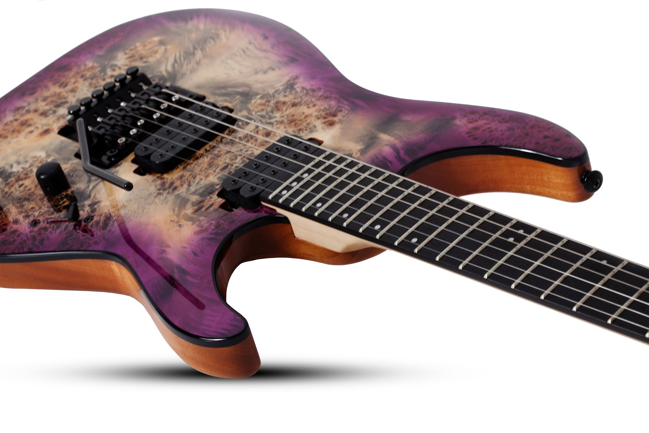 SCHECTER C-6 PRO FLOYD ROSE ELECTRIC GUITAR- AURORA BURST (3633) MADE IN INDONESIA, SCHECTER, ELECTRIC GUITAR, schecter-electric-guitar-c-6-pro-fr-ab, ZOSO MUSIC SDN BHD