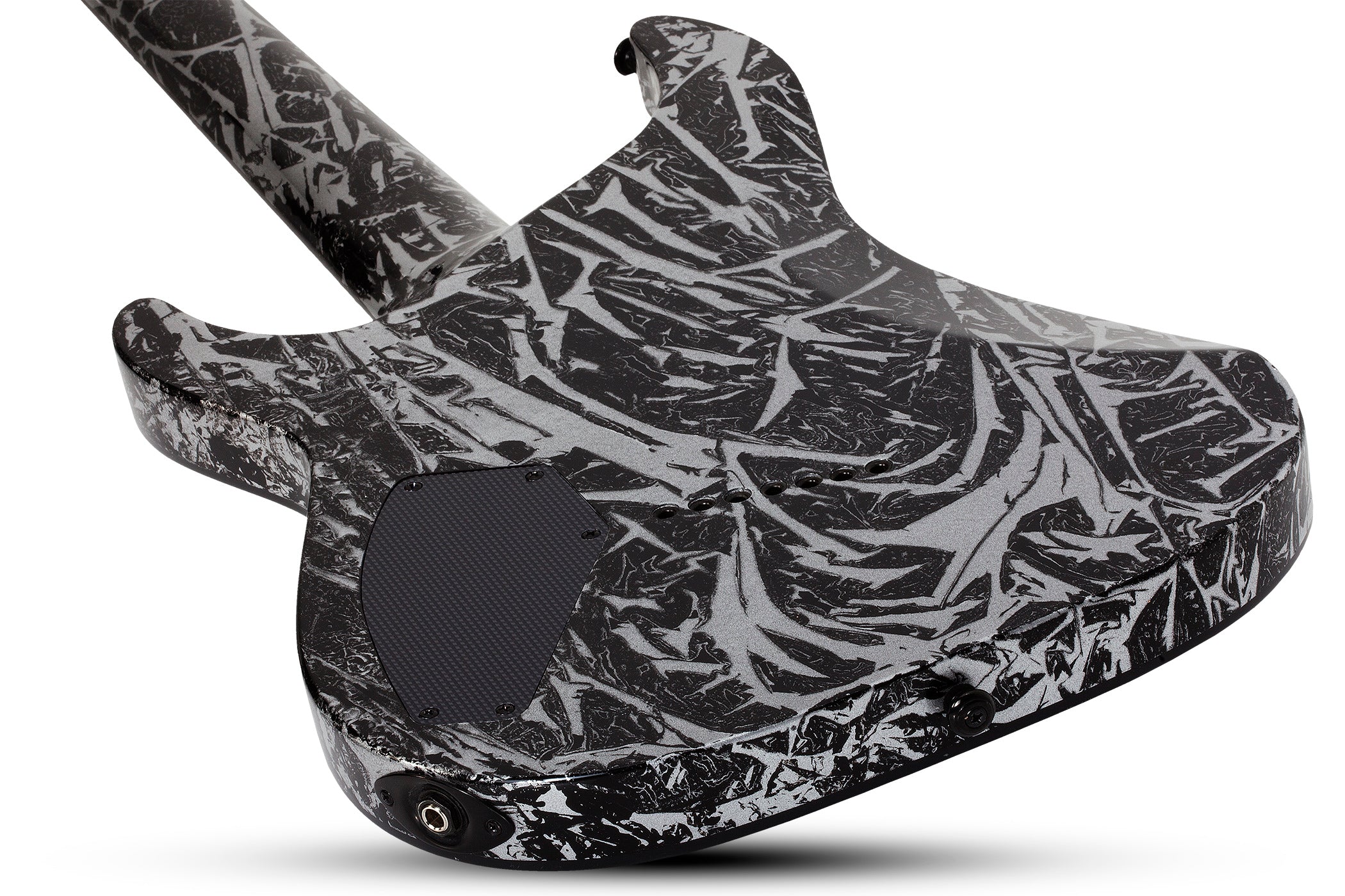 SCHECTER C-7 MS SILVER MOUNTAIN 7 STRING ELECTRIC GUITAR- BLACK AND SILVER (1462) MADE IN KOREA, SCHECTER, ELECTRIC GUITAR, schecter-electric-guitar-c-7-ms-slvm7-bs, ZOSO MUSIC SDN BHD