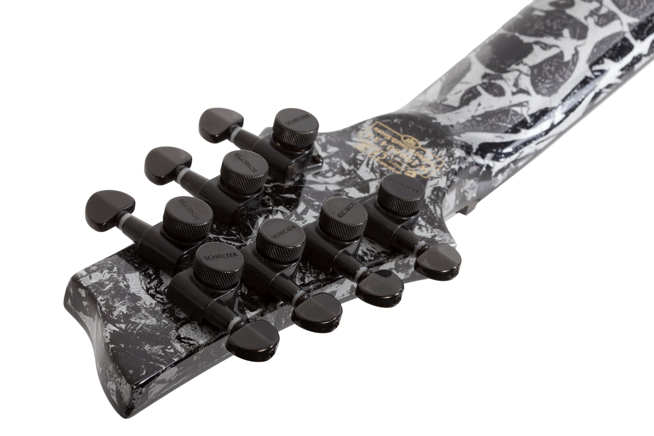 SCHECTER C-7 MS SILVER MOUNTAIN 7 STRING ELECTRIC GUITAR- BLACK AND SILVER (1462) MADE IN KOREA, SCHECTER, ELECTRIC GUITAR, schecter-electric-guitar-c-7-ms-slvm7-bs, ZOSO MUSIC SDN BHD