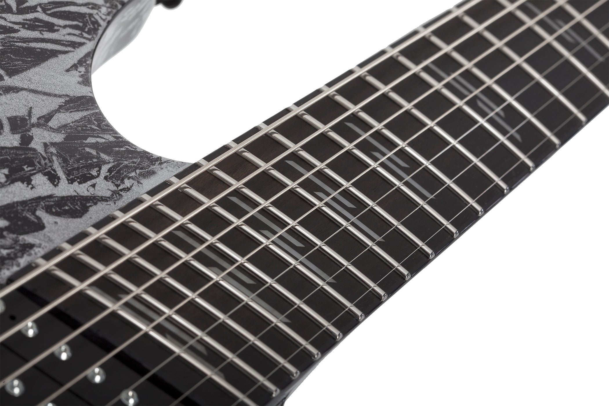 SCHECTER C-7 MS SILVER MOUNTAIN 7 STRING ELECTRIC GUITAR- BLACK AND SILVER (1462) MADE IN KOREA, SCHECTER, ELECTRIC GUITAR, schecter-electric-guitar-c-7-ms-slvm7-bs, ZOSO MUSIC SDN BHD