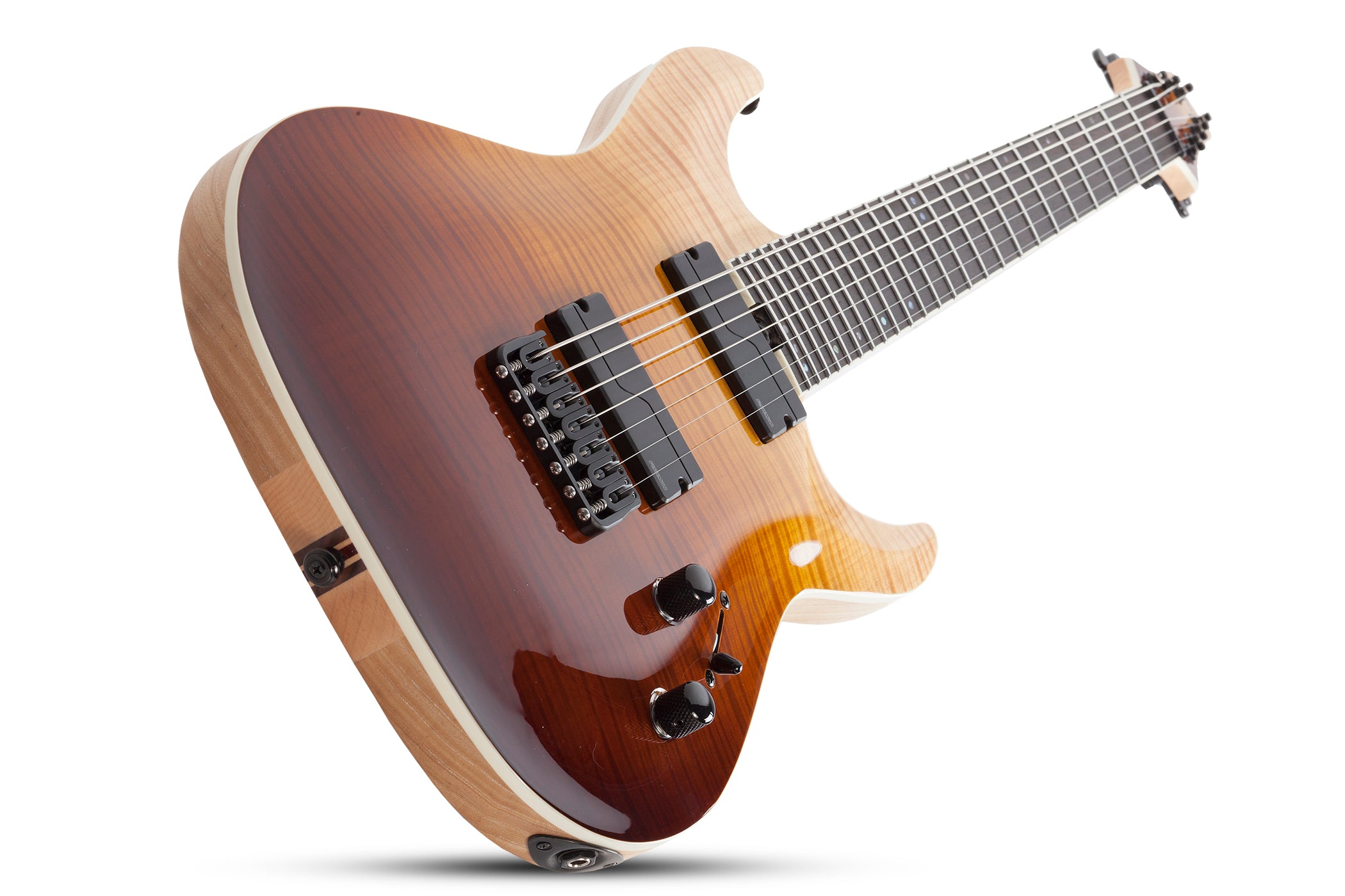SCHECTER C-7 SLS ELITE 7 STRING ELECTRIC GUITAR - ANTIQUE FADE BURST (1354) MADE IN KOREA, SCHECTER, ELECTRIC GUITAR, schecter-electric-guitar-c-7sls-elite-afb, ZOSO MUSIC SDN BHD