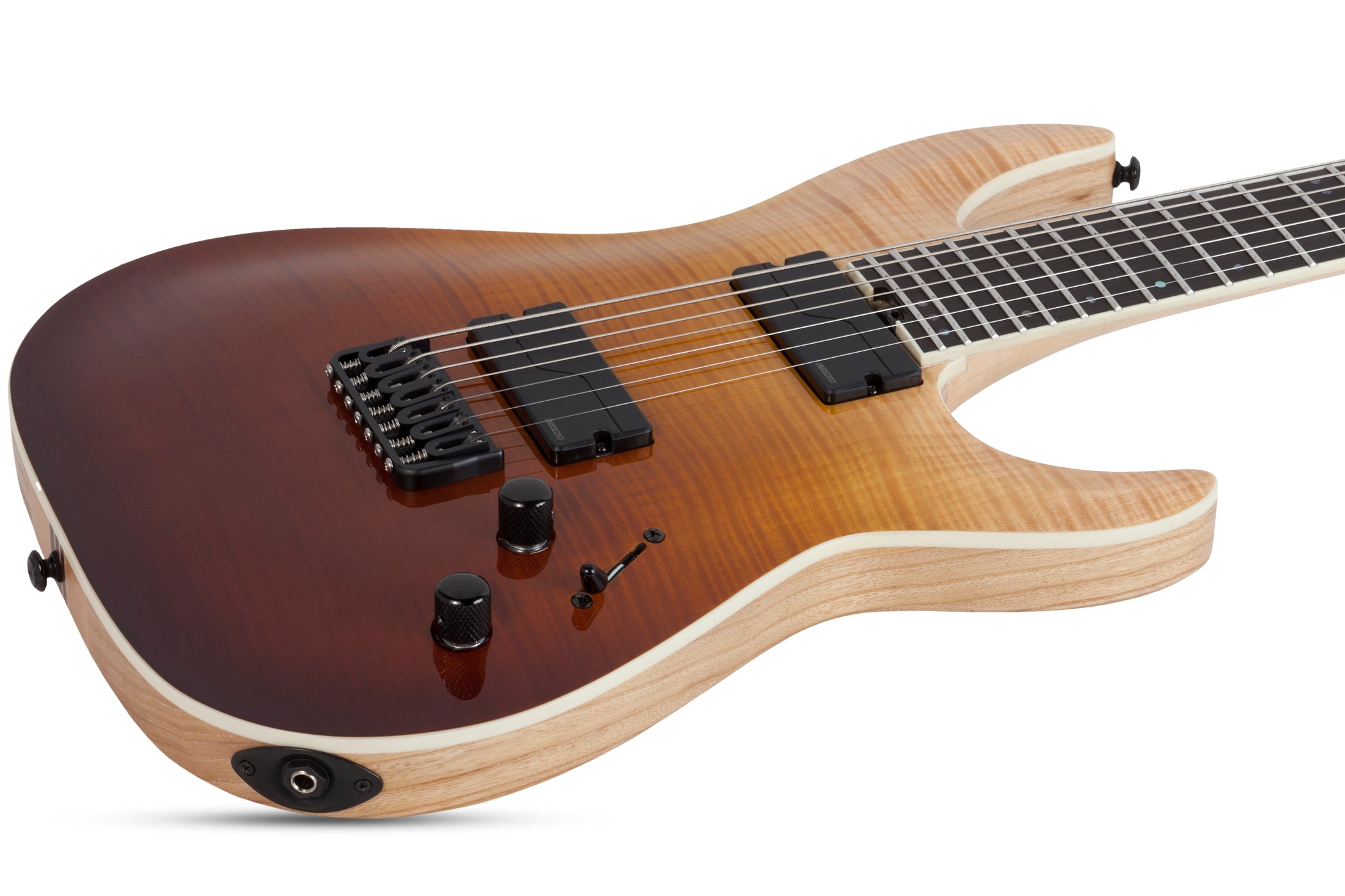 SCHECTER C-7 SLS ELITE 7 STRING ELECTRIC GUITAR - ANTIQUE FADE BURST (1354) MADE IN KOREA, SCHECTER, ELECTRIC GUITAR, schecter-electric-guitar-c-7sls-elite-afb, ZOSO MUSIC SDN BHD