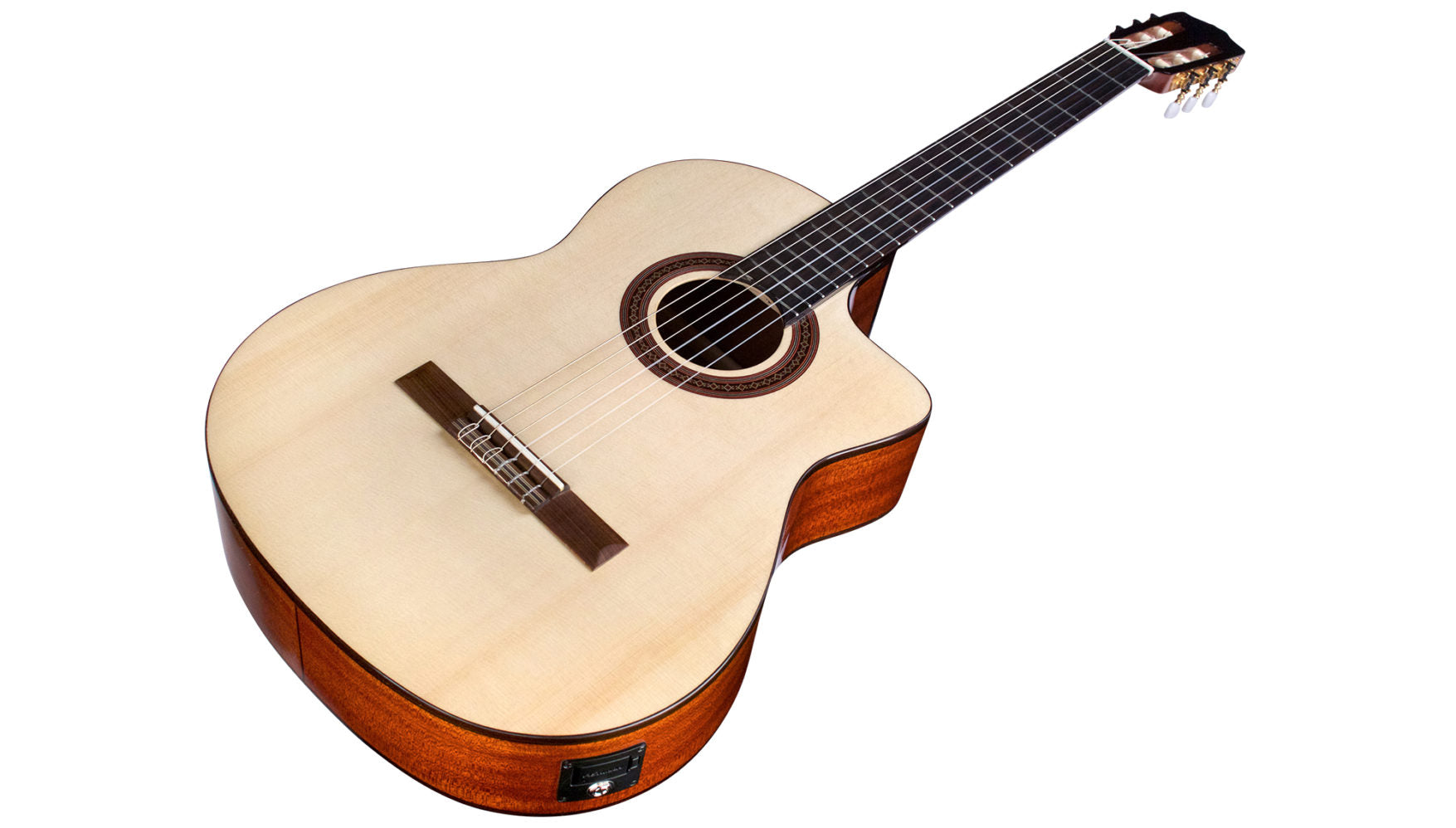 Cordoba C5-CE Spruce - Solid Engelmann Spruce Top, Mahogany Back & Sides with Pickup (C5CE), Mid Range Electric-Classical Guitar | CORDOBA , Zoso Music