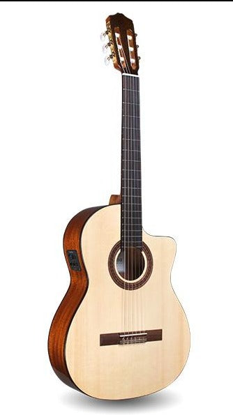 Cordoba C5-CE Spruce - Solid Engelmann Spruce Top, Mahogany Back & Sides with Pickup (C5CE), Mid Range Electric-Classical Guitar | CORDOBA , Zoso Music