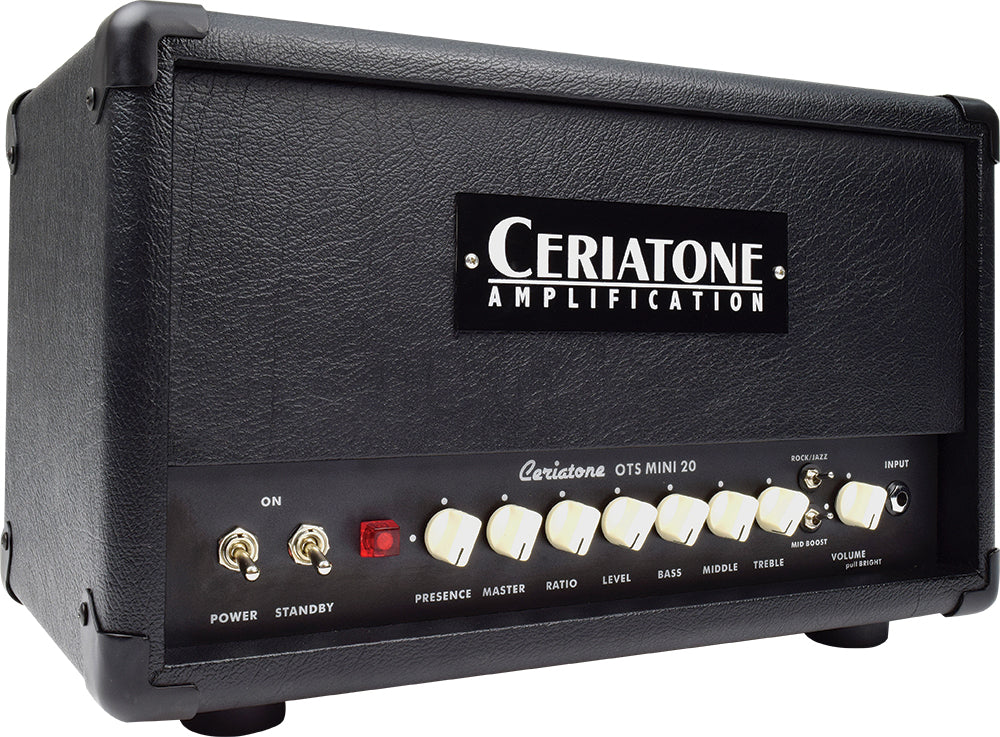 Ceriatone OTS Mini 20 - Overtone Lunchbox Head - Black | CERIATONE , Zoso Music