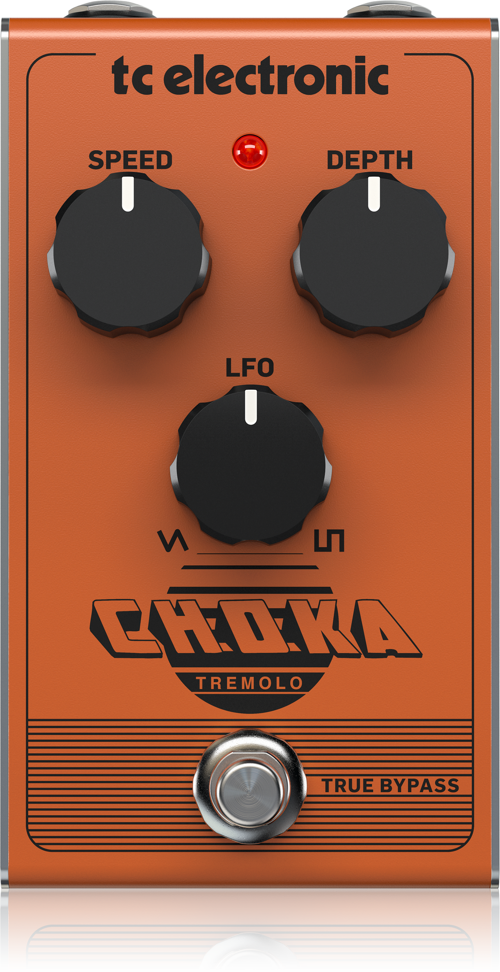 TC Electronics Choka Tremolo Vintage-Flavored All-Analog Tremolo Pedal with 3-Knob Design and Seamless Morphing Between LFO Styles, TC ELECTRONIC, EFFECTS, tc-electronic-effects-tc-choka-tremolo, ZOSO MUSIC SDN BHD