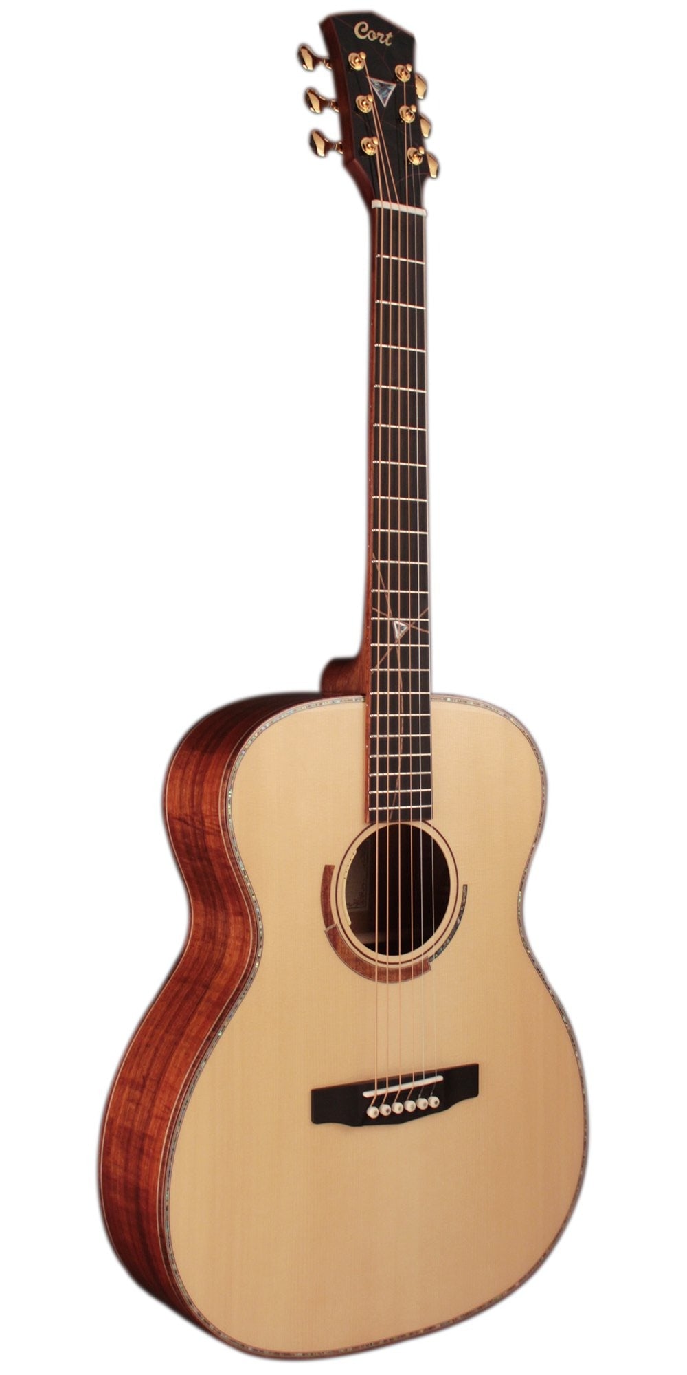 Cort ABSTRACT Limited Acoustic Guitar With EQ With Case Natural | CORT , Zoso Music