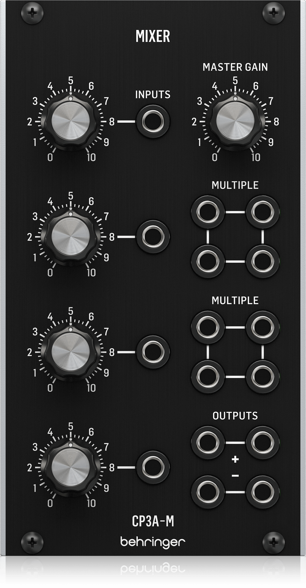 Behringer CP3A-M Mixer - Analog Mixer/Utility Eurorack Module | BEHRINGER , Zoso Music