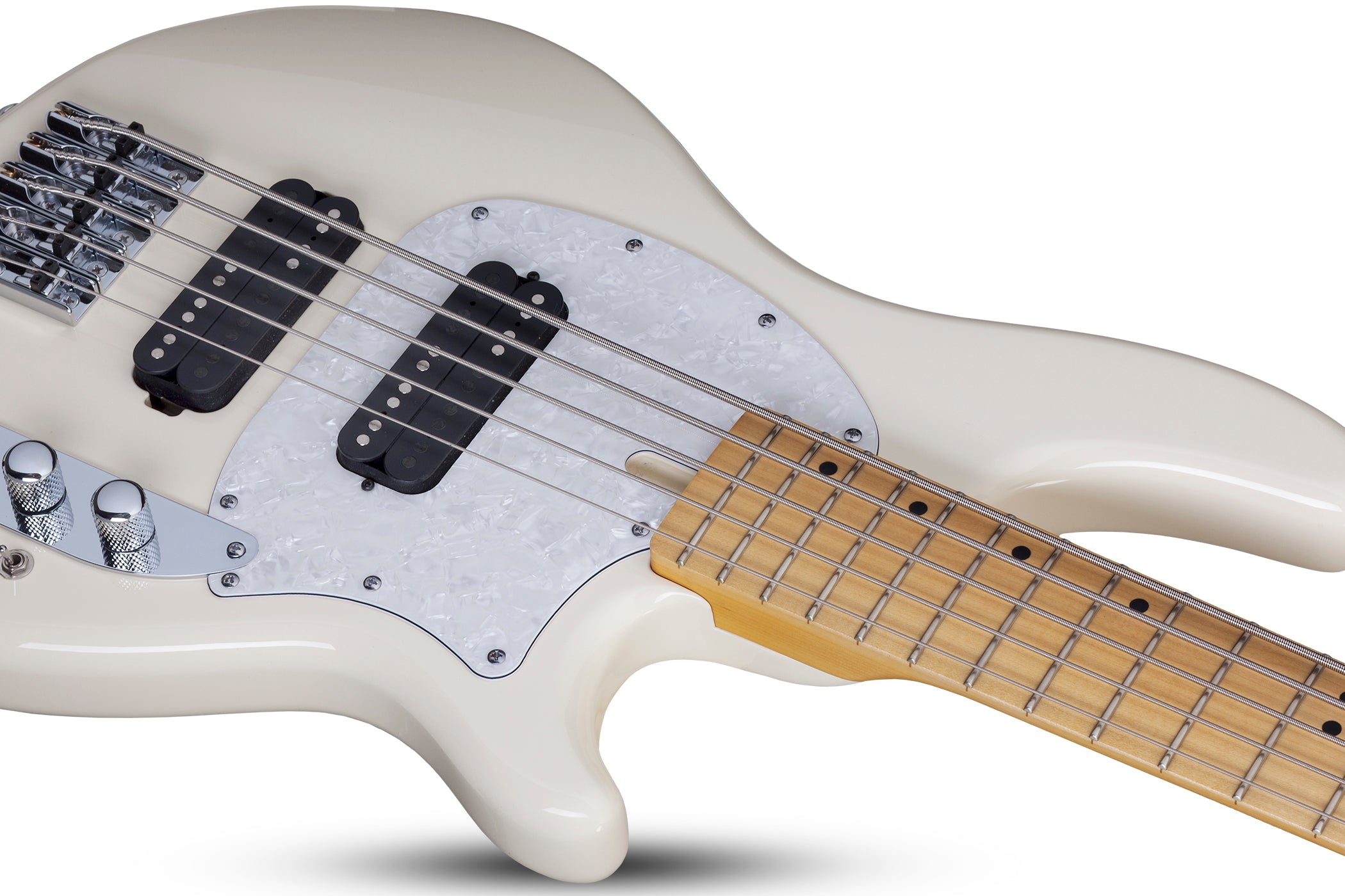 SCHECTER CV-5 STRING BASS GUITAR - IVORY (2495) MADE IN INDONESIA, SCHECTER, BASS GUITAR, schecter-bass-guitar-cv5-iv, ZOSO MUSIC SDN BHD